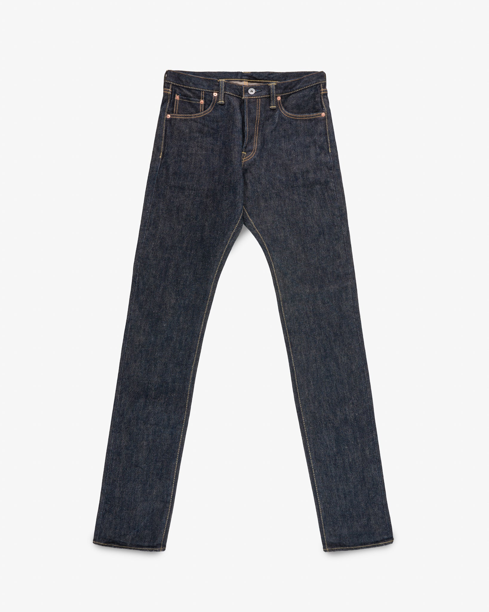 21oz Shinayaka Selvedge Denim Slim Cut Jeans - Indigo