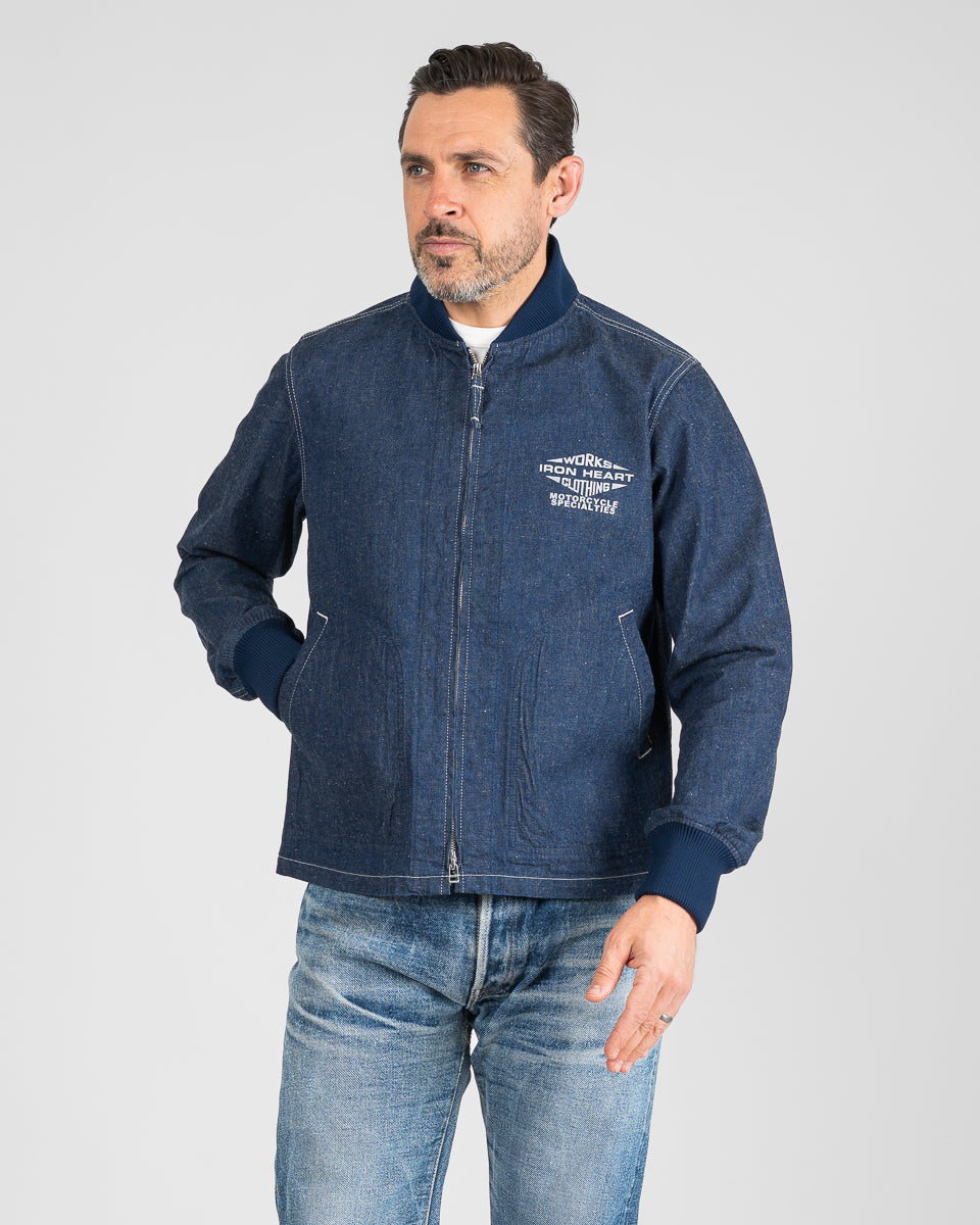 10oz Nep Denim Windbreaker - Indigo – Iron Heart
