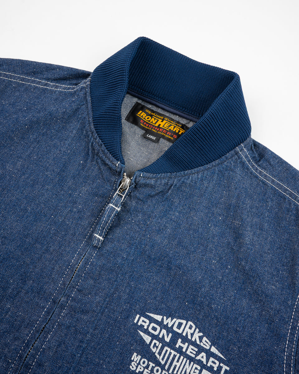 10oz Nep Denim Windbreaker - Indigo – Iron Heart