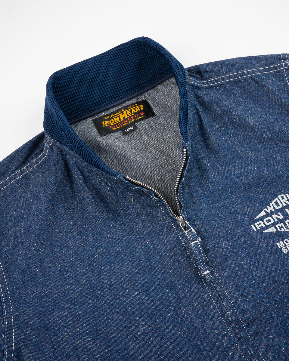 10oz Nep Denim Windbreaker - Indigo – Iron Heart