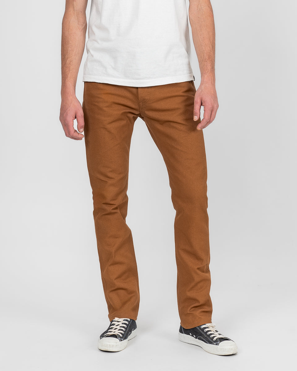 17oz Duck Slim Cut Jeans - Brown