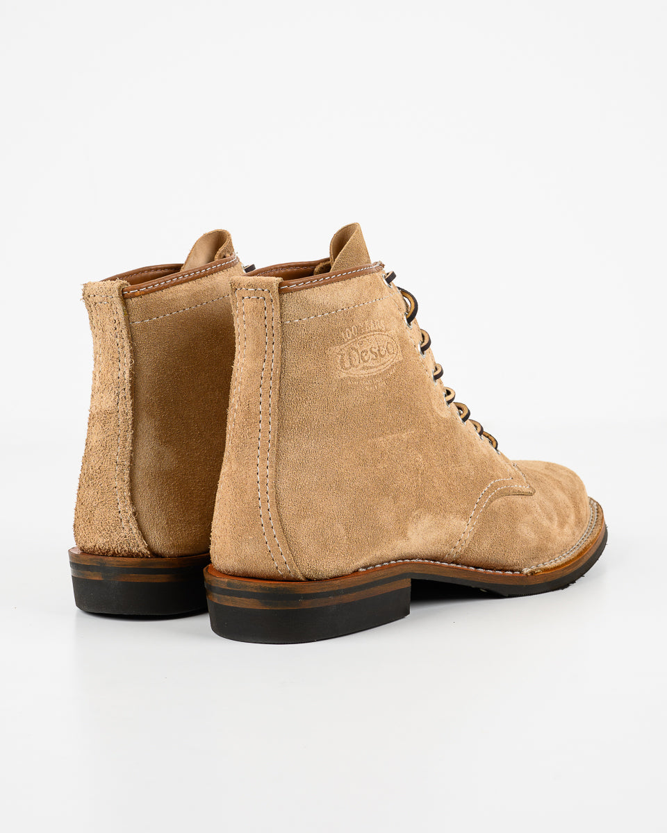 Iron Heart Int'l x Wesco® - Rough-Out Boot - Burlap. The "Foot Patrol"