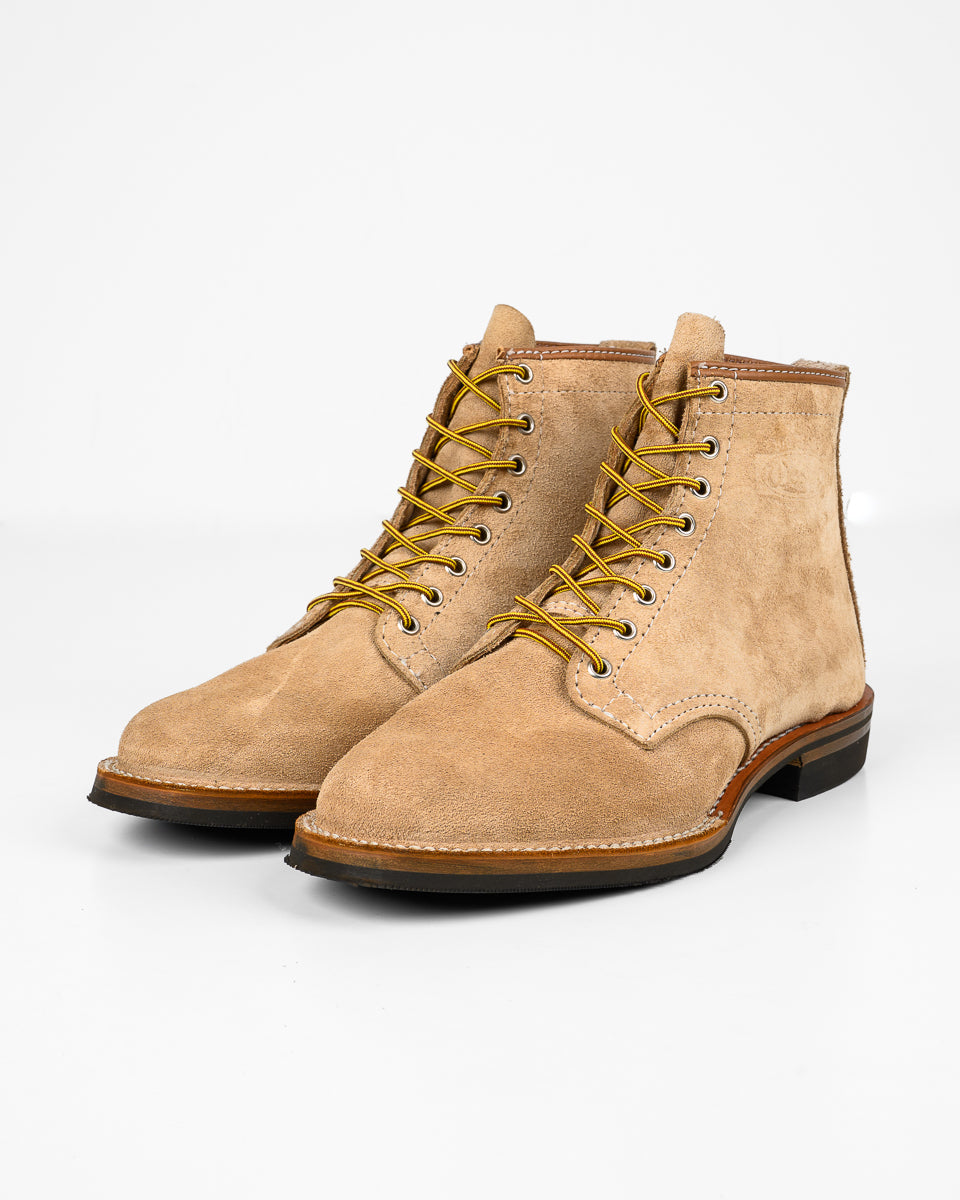 Iron Heart Int'l x Wesco® - Rough-Out Boot - Burlap. The "Foot Patrol"
