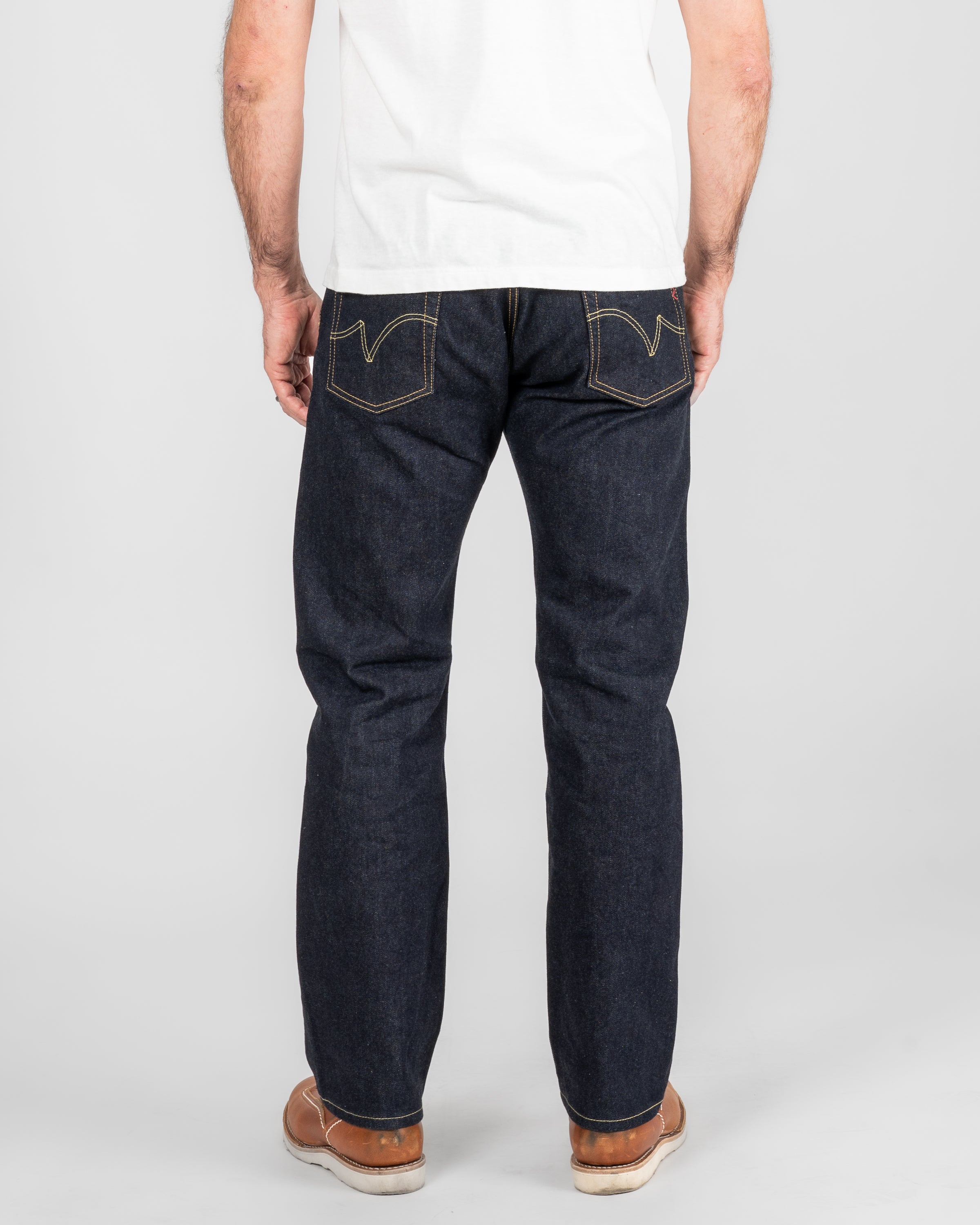 14oz Selvedge Denim Straight Cut Jeans - Indigo – Iron Heart
