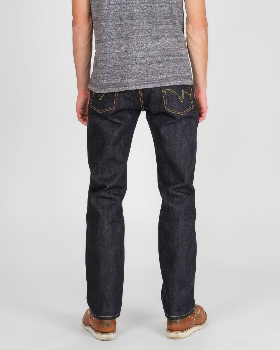 SLIM CUT CHOCOLAT 45包 Iron Heart IH-634-XHS - 25oz Indigo Selvedge Straight Cut
