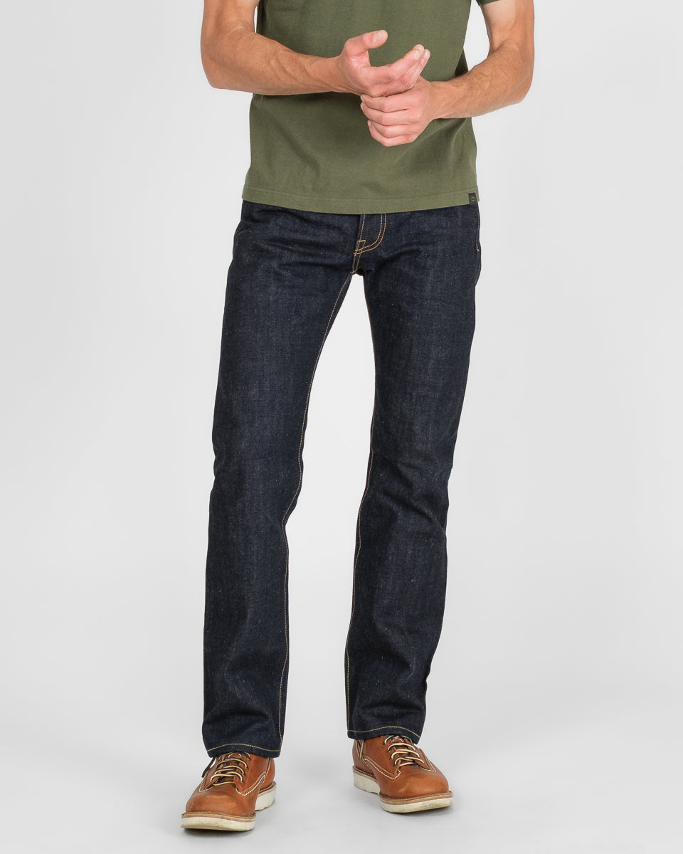 17oz Selvedge Denim Slim Straight Cut Jeans - Natural Indigo
