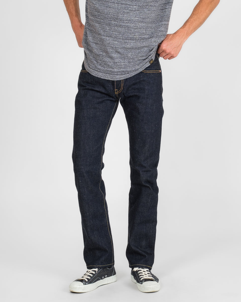 17oz Selvedge Denim Slim Tapered Cut Jeans - Natural Indigo