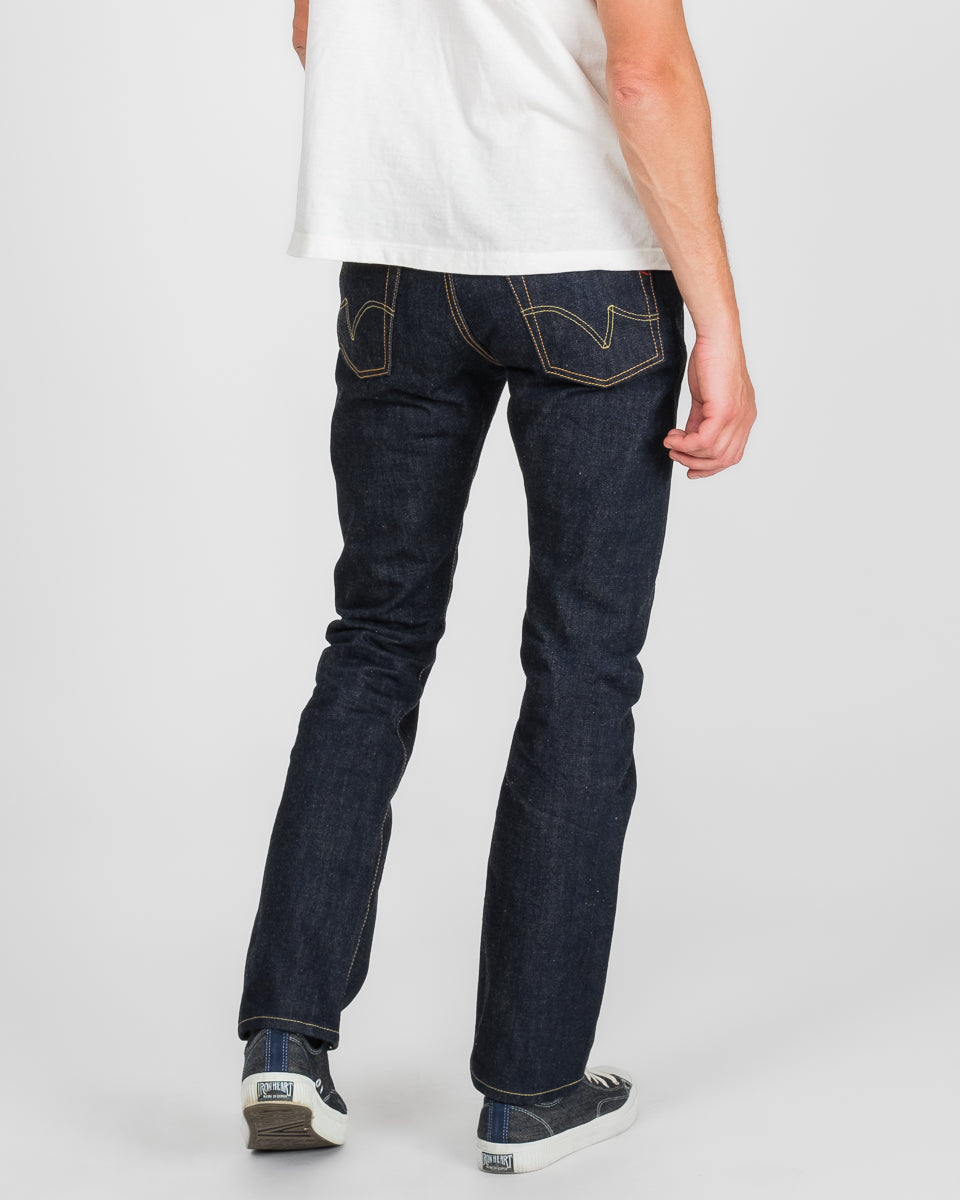 Iron Heart 17oz Selvedge Denim Slim Jeans - Natural Indigo Organic