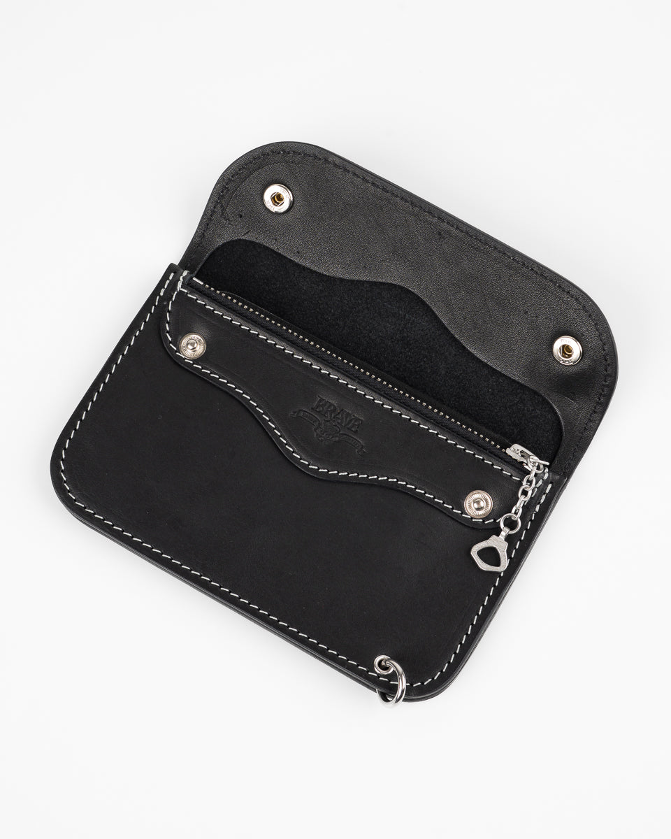 OGL Brave Horsehide Trucker Wallet - Black – Iron Heart