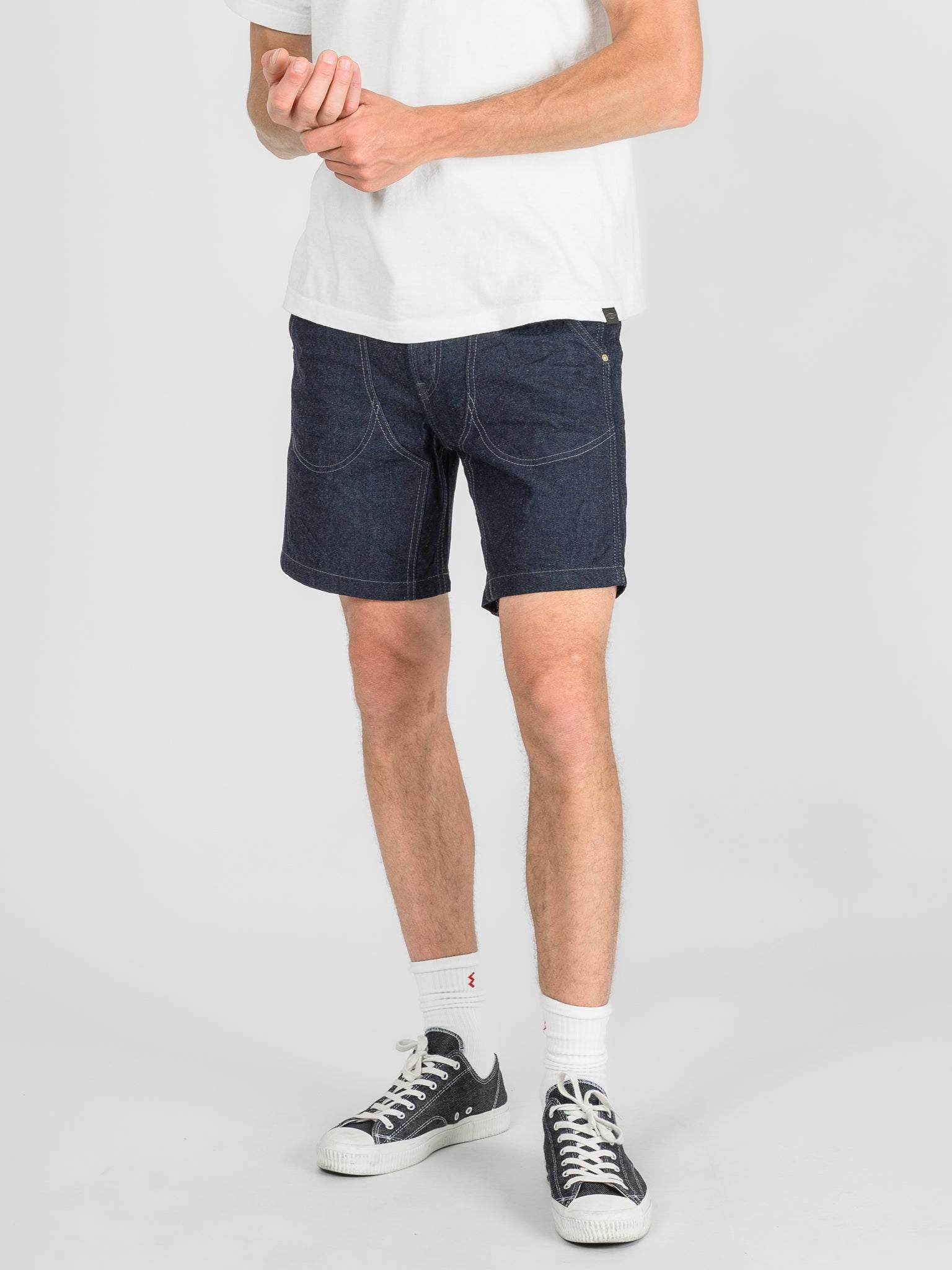 10oz Double Front Denim Shorts - Indigo