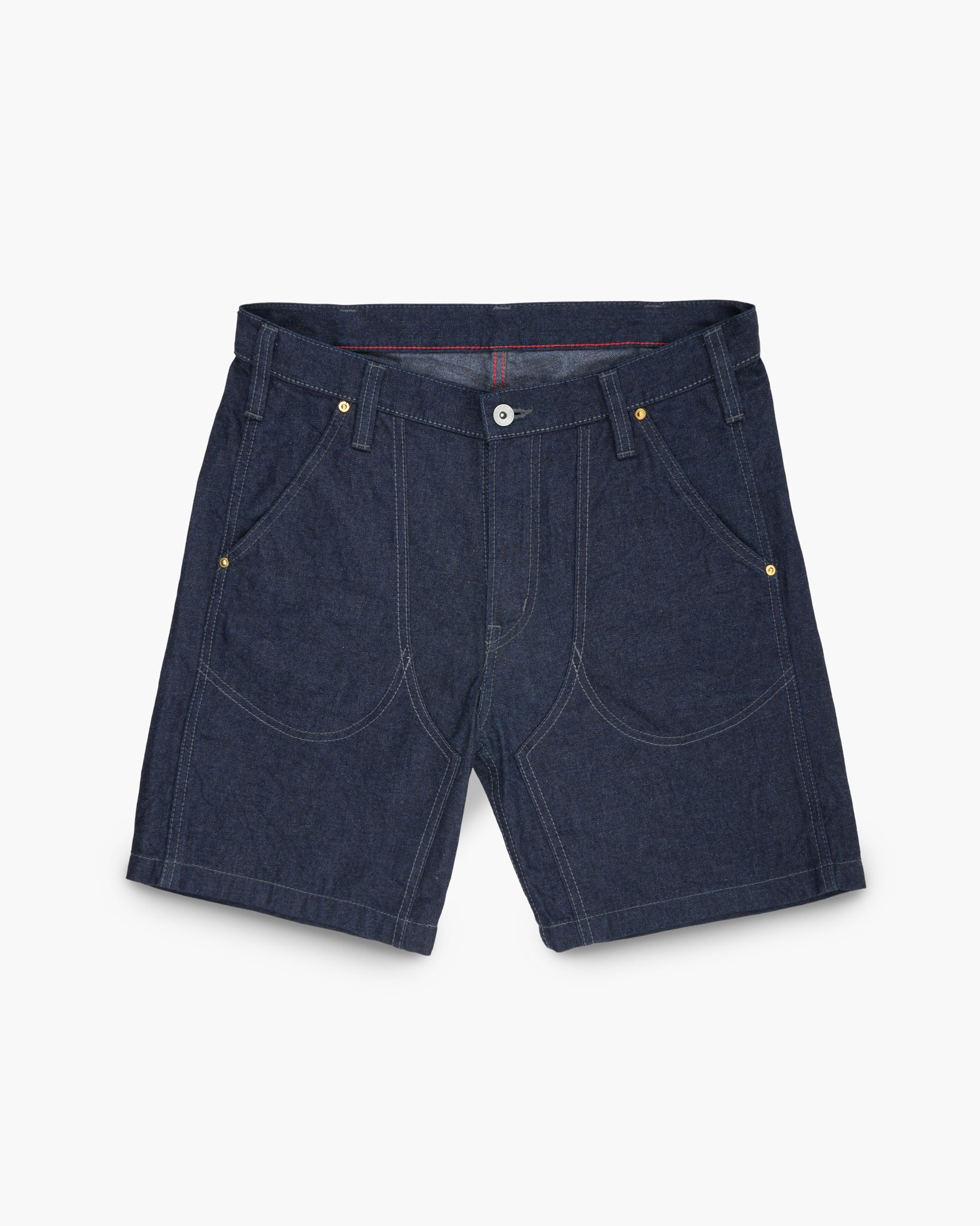 10oz Double Front Denim Shorts - Indigo