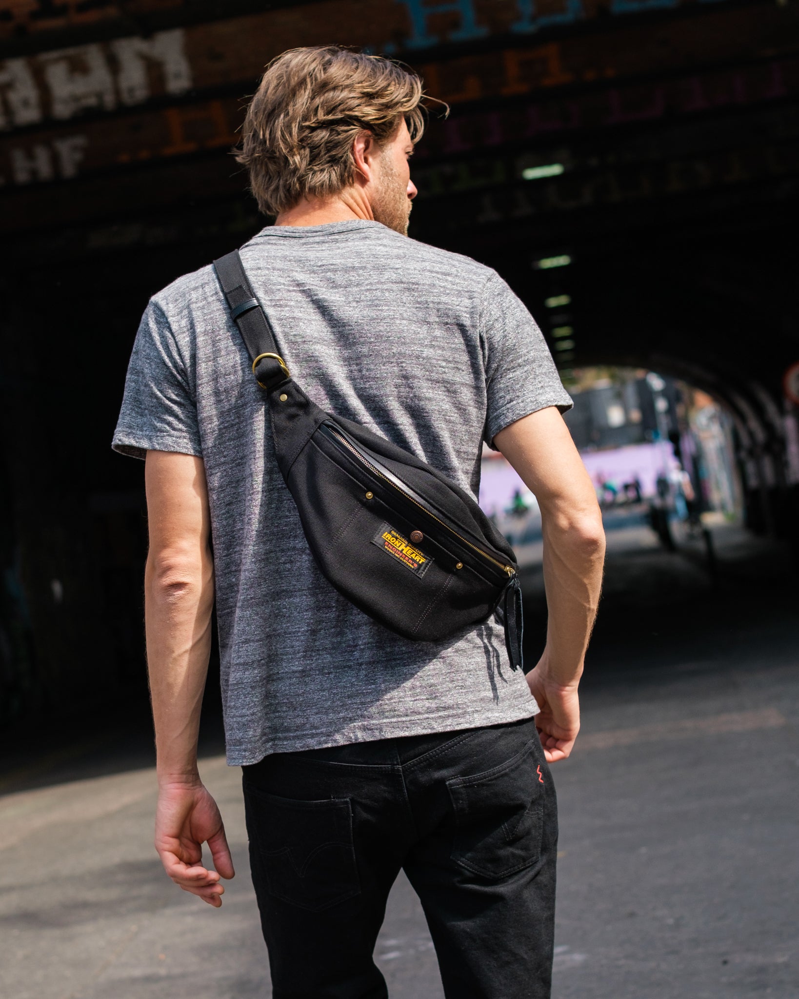 21oz Denim Waist Bag - Superblack Non-Fade