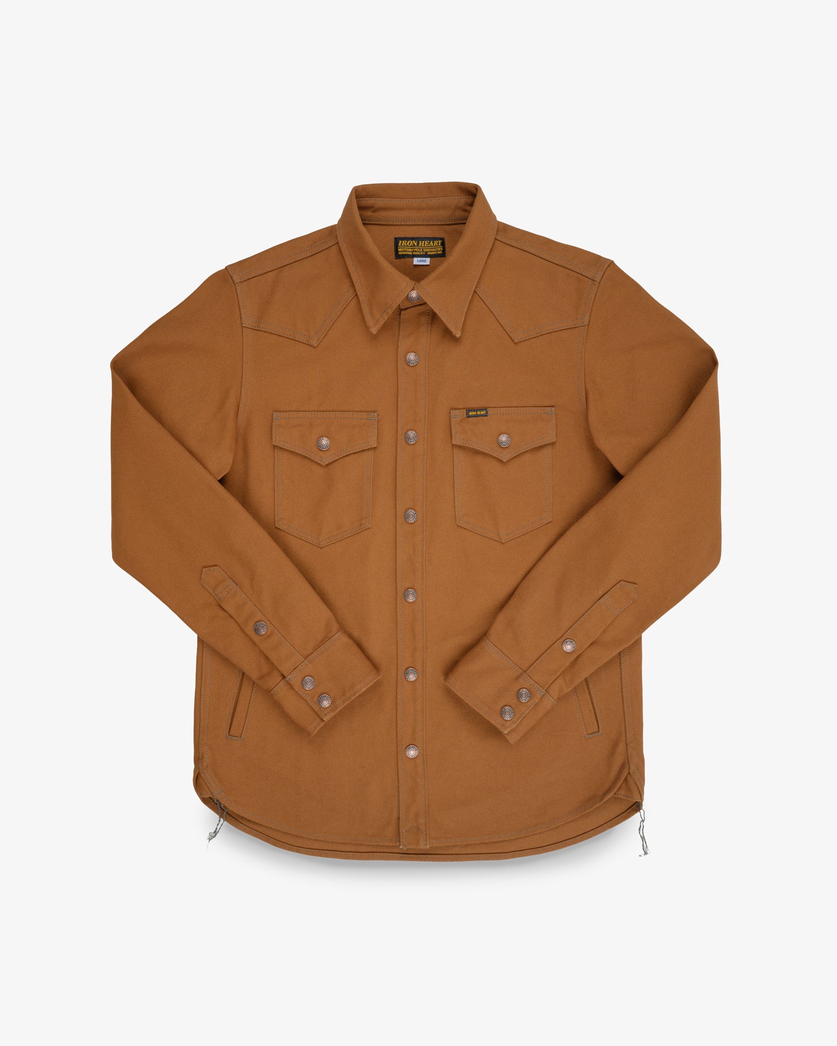 17oz Cotton Duck CPO Shirt - Brown