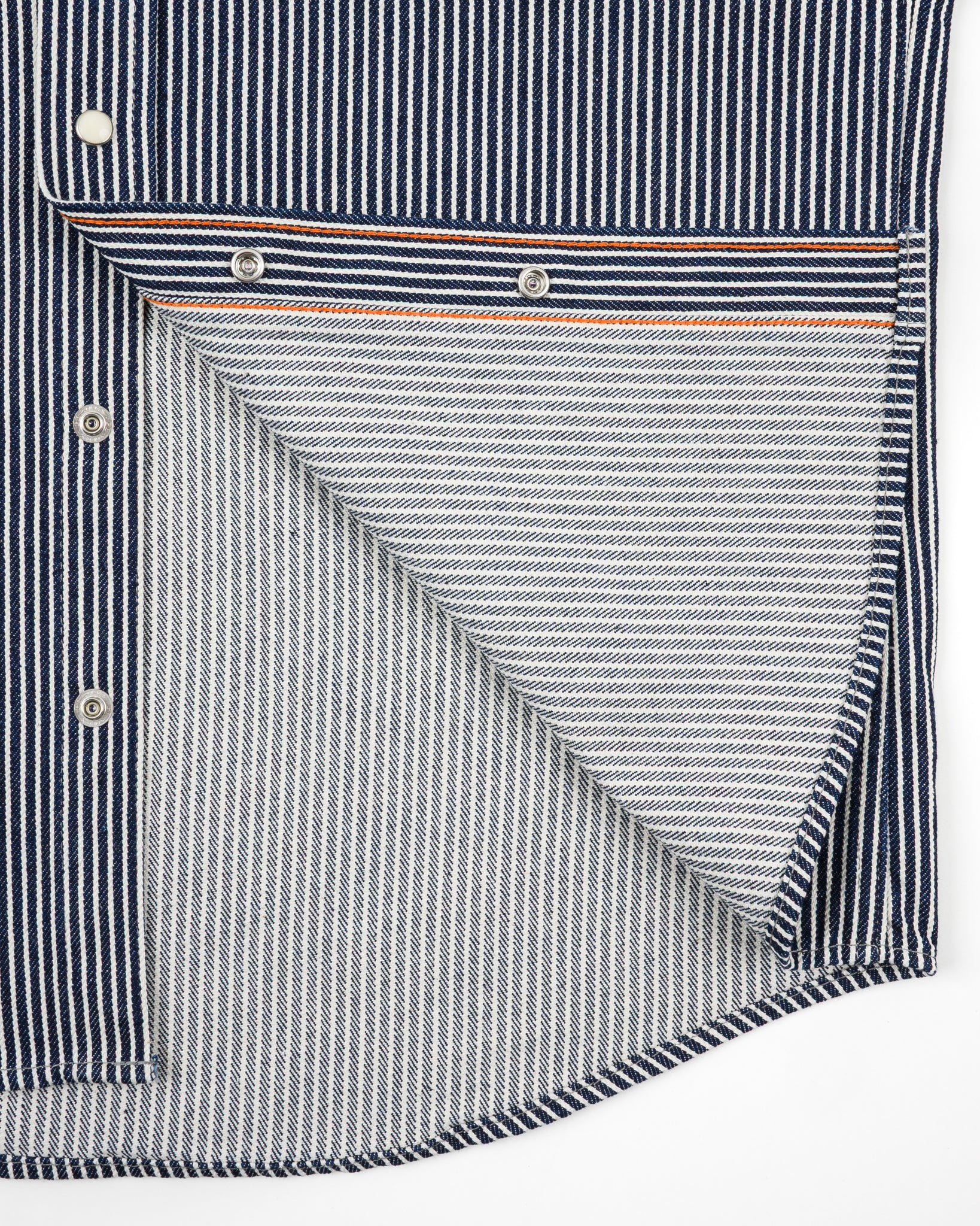 IRON HEART IHSH-07 ストライプ Iron Heart Japanese Hickory Stripe