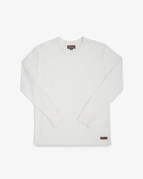 ★OY★L HEART LONG SLEEVE - WHITE★正規品/韓国直送用込 Iron Heart 11oz Cotton Knit Long Sleeved Crew Neck Sweater