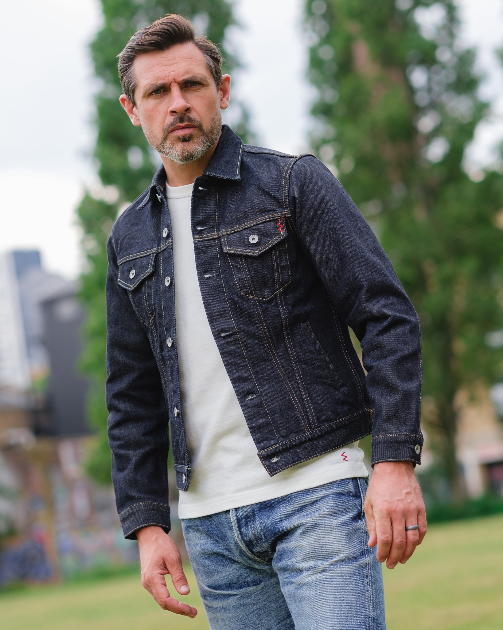 21oz Iron Heart Japanese Selvedge Denim Modified Type III Jacket