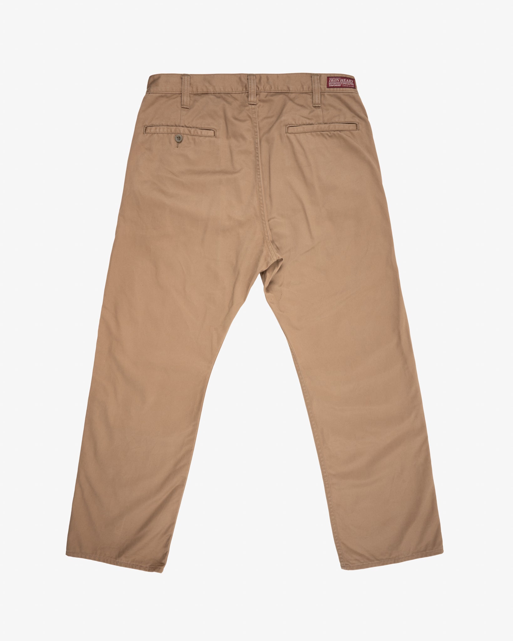 11oz Selvedge Cotton Chinos - Khaki (IH-711-KHA) Tag 36, Hemmed to 29.0"