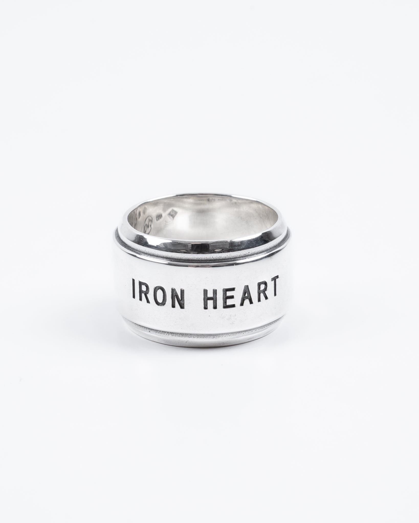 Iron Heart 0.925 Sterling Silver Ring