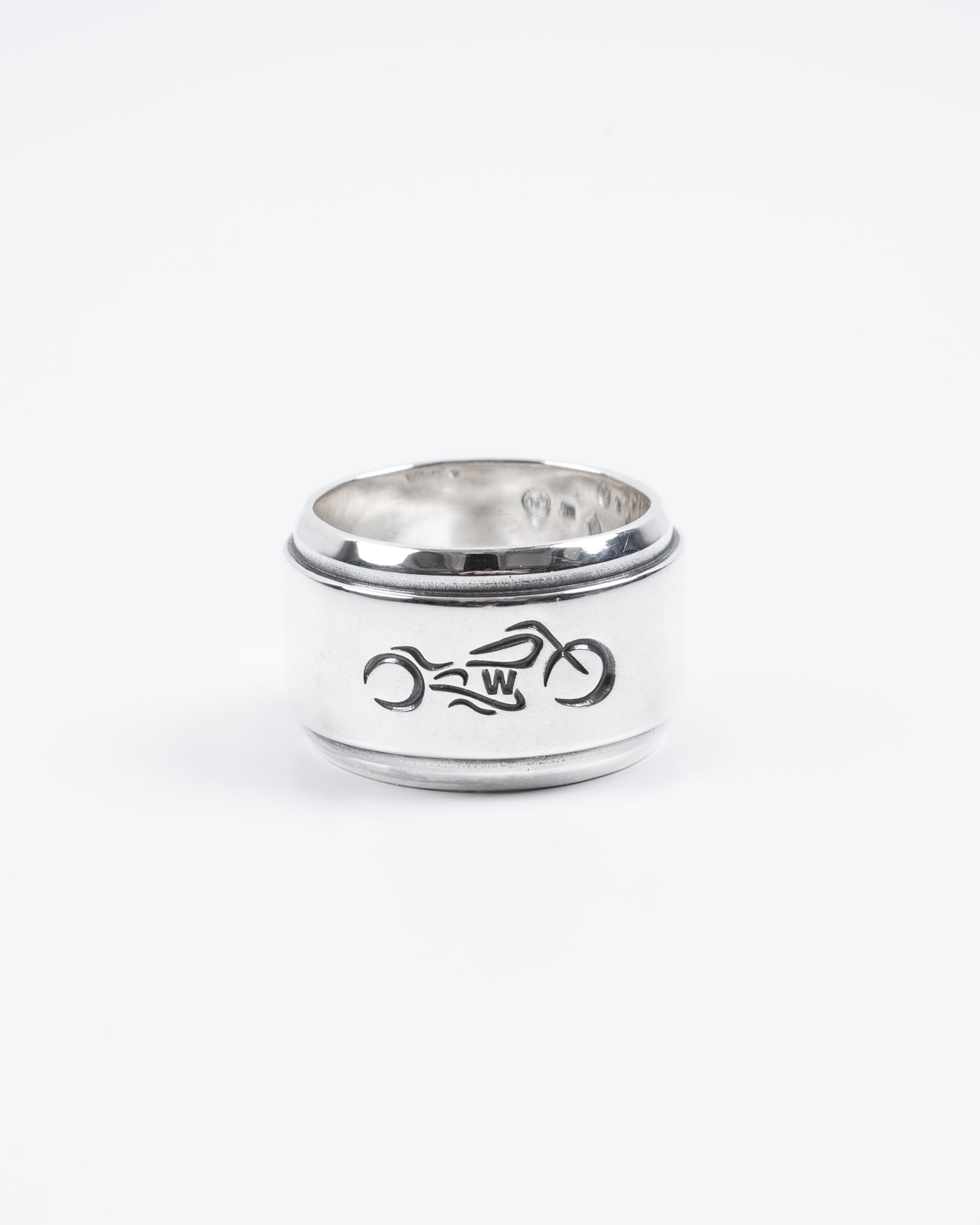 IRON HEART リング 22号　silver Iron Heart 0.925 Sterling Silver Ring