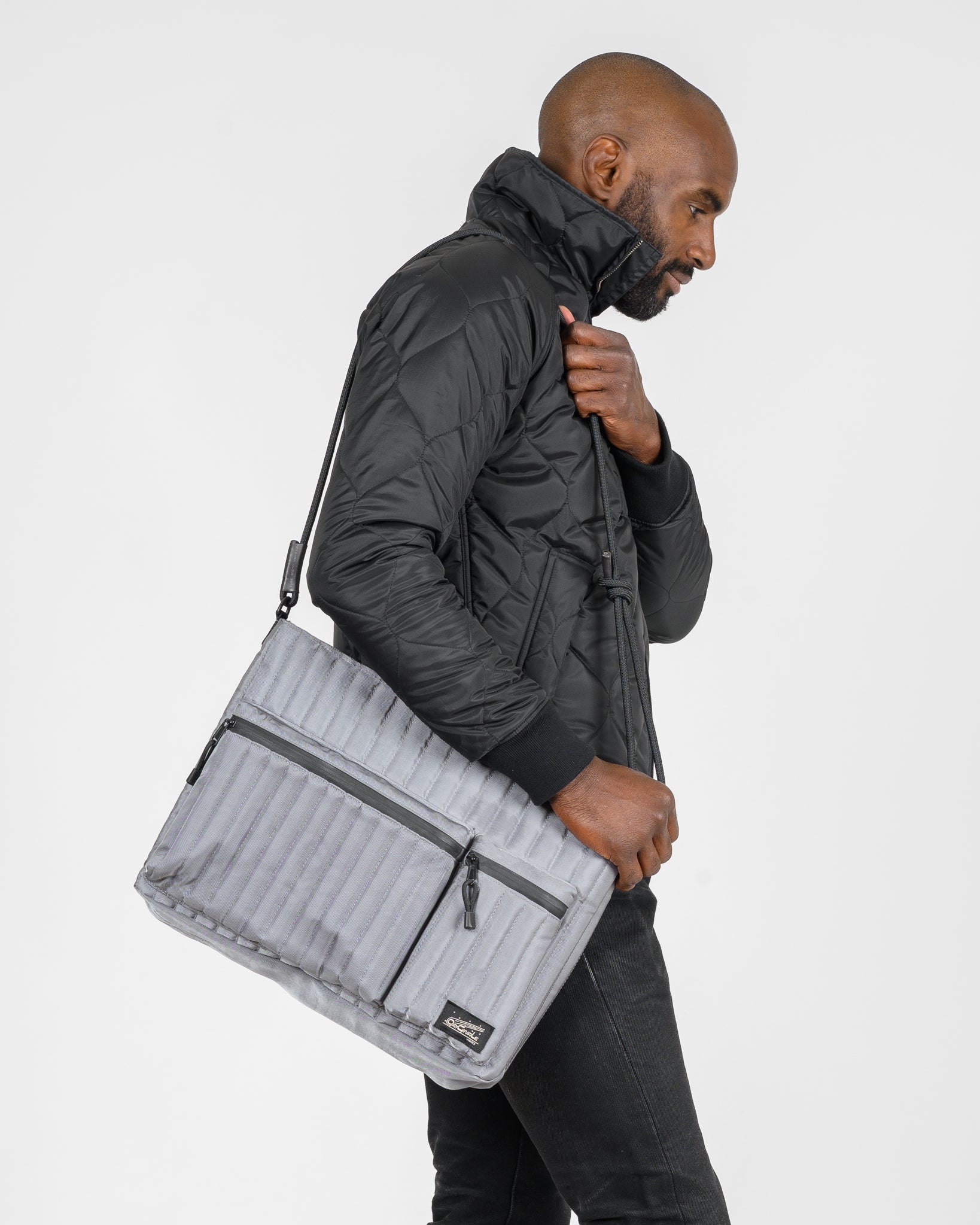 OGL Originale Tech Material Max Millie Bag - Silver