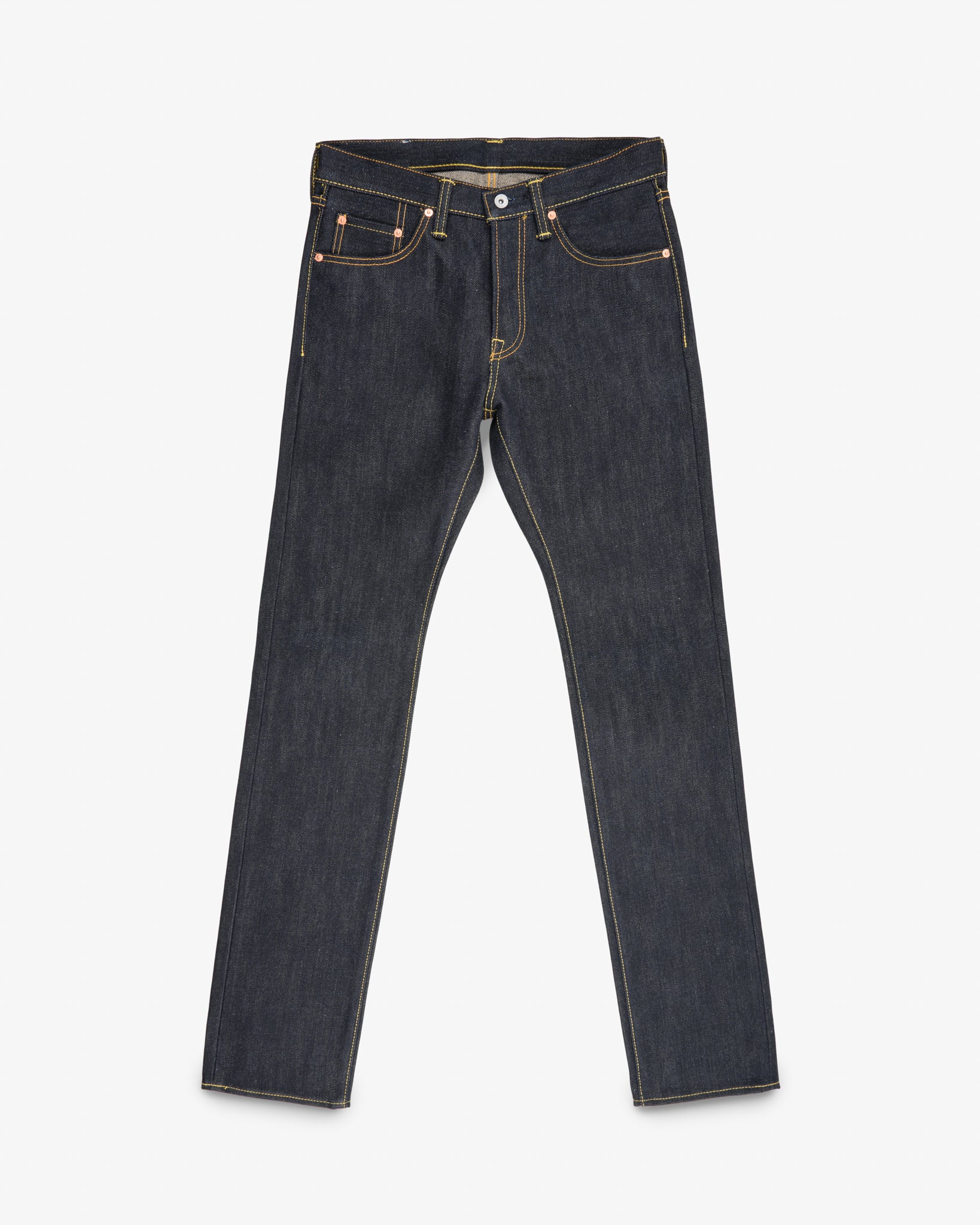 25oz Selvedge Denim Slim Cut Jeans - Indigo