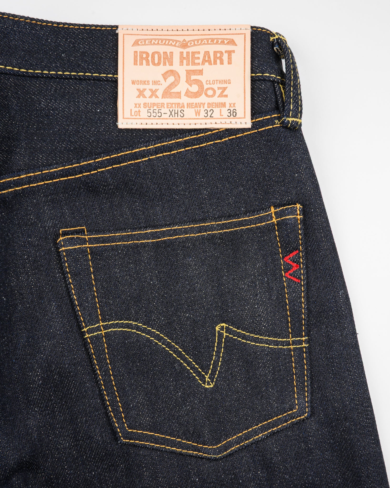Iron Heart 25oz Selvedge Denim Slim Jeans - Indigo