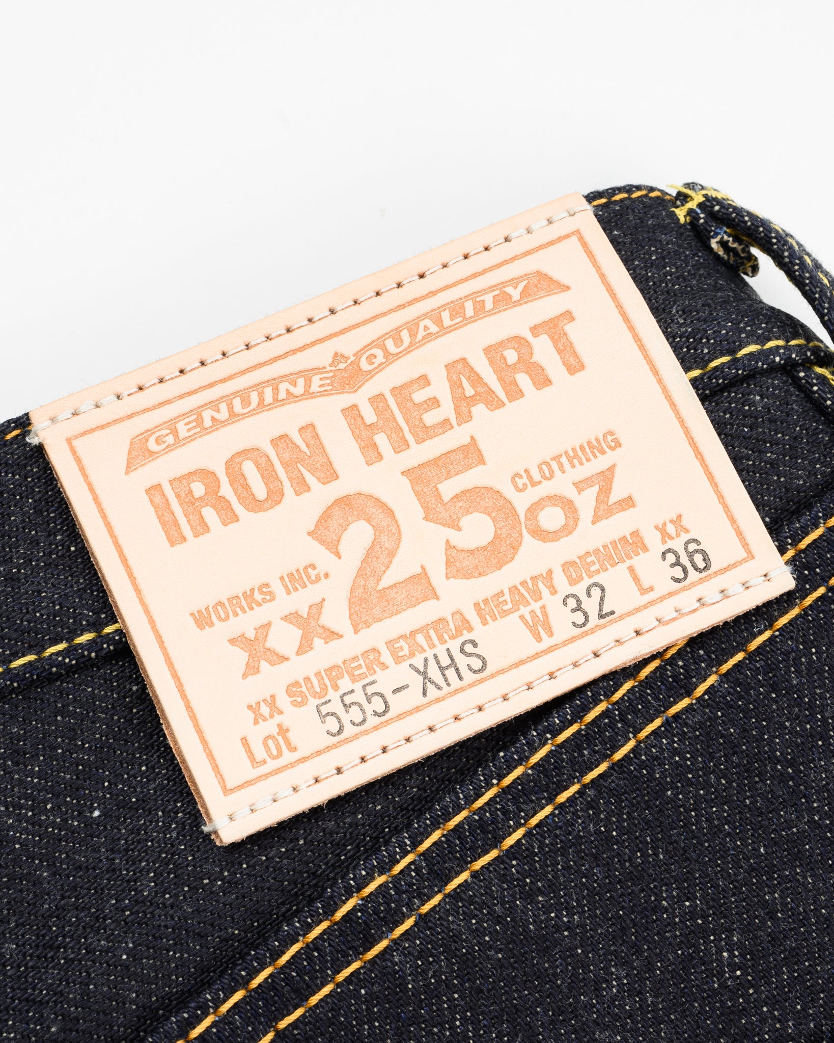 Iron Heart 25oz Selvedge Denim Slim Jeans - Indigo
