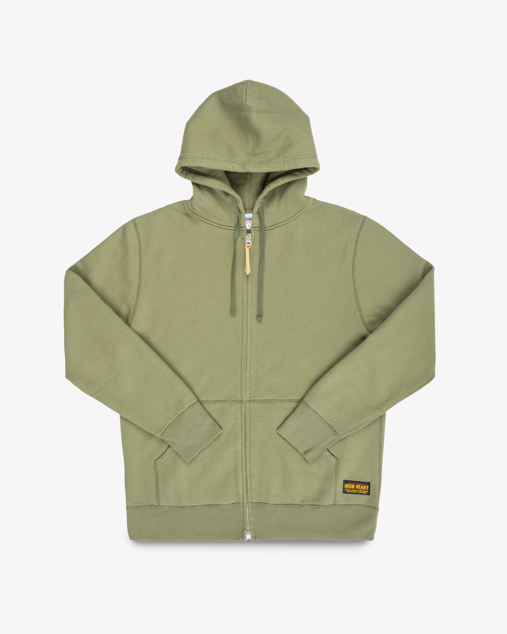 14oz Ultra Heavyweight Loopwheel Cotton Zip Up Hoodie