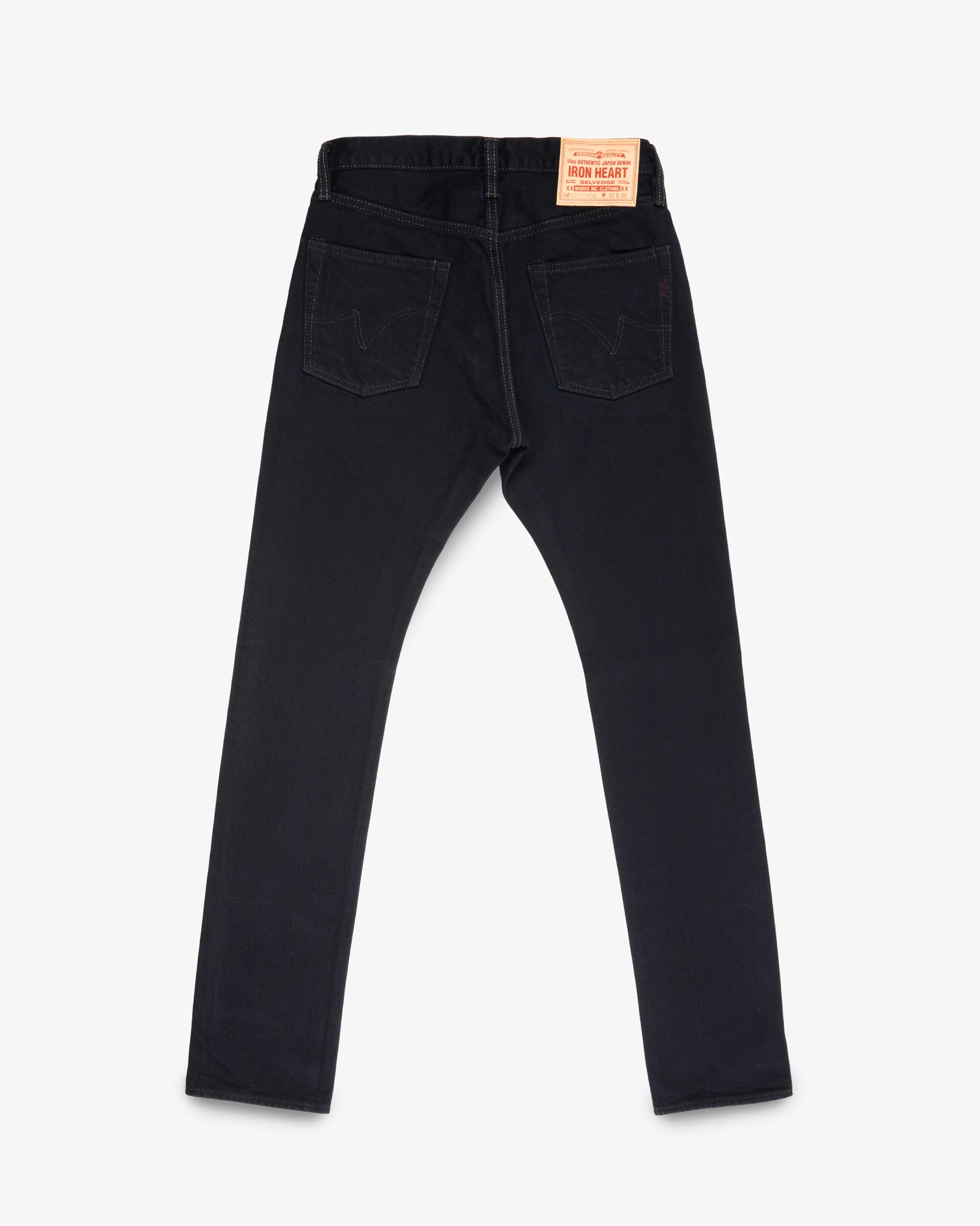 Iron Heart 14oz Selvedge Denim Slim Jeans - Overdyed Indigo