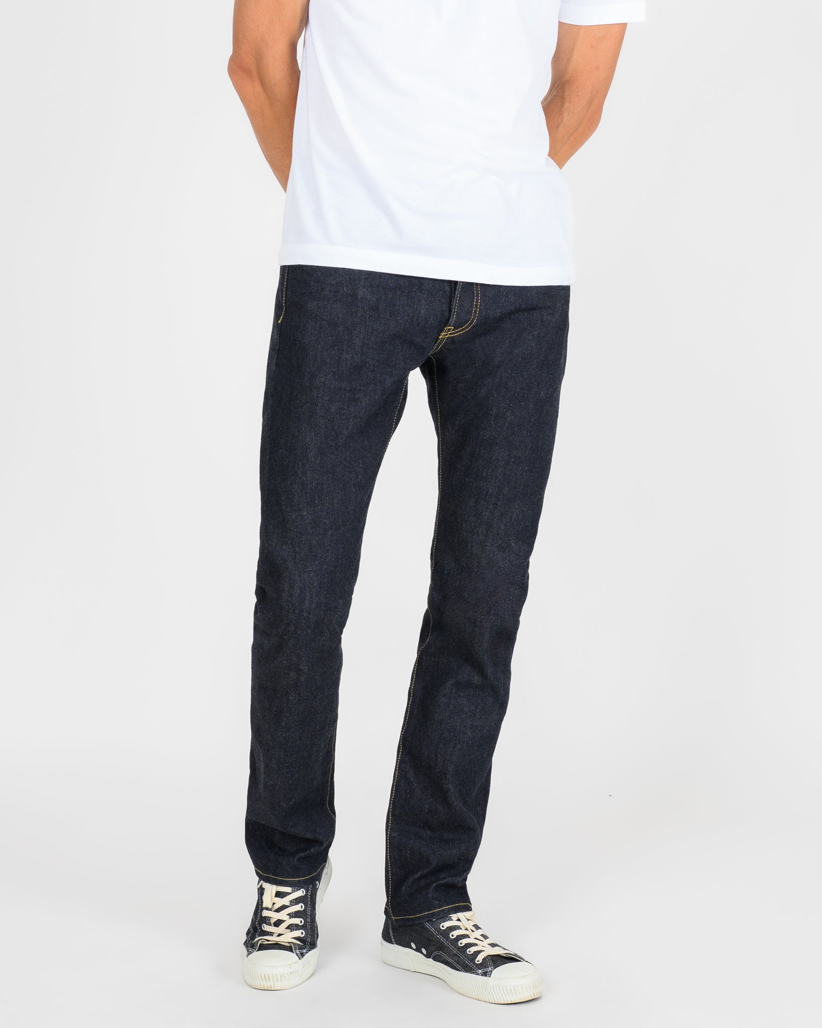 IRONHEART 21oz 555SG 2本セット 廃盤品 日本製 Iron Heart 14oz Selvedge Denim Slim Cut Jeans - Indigo
