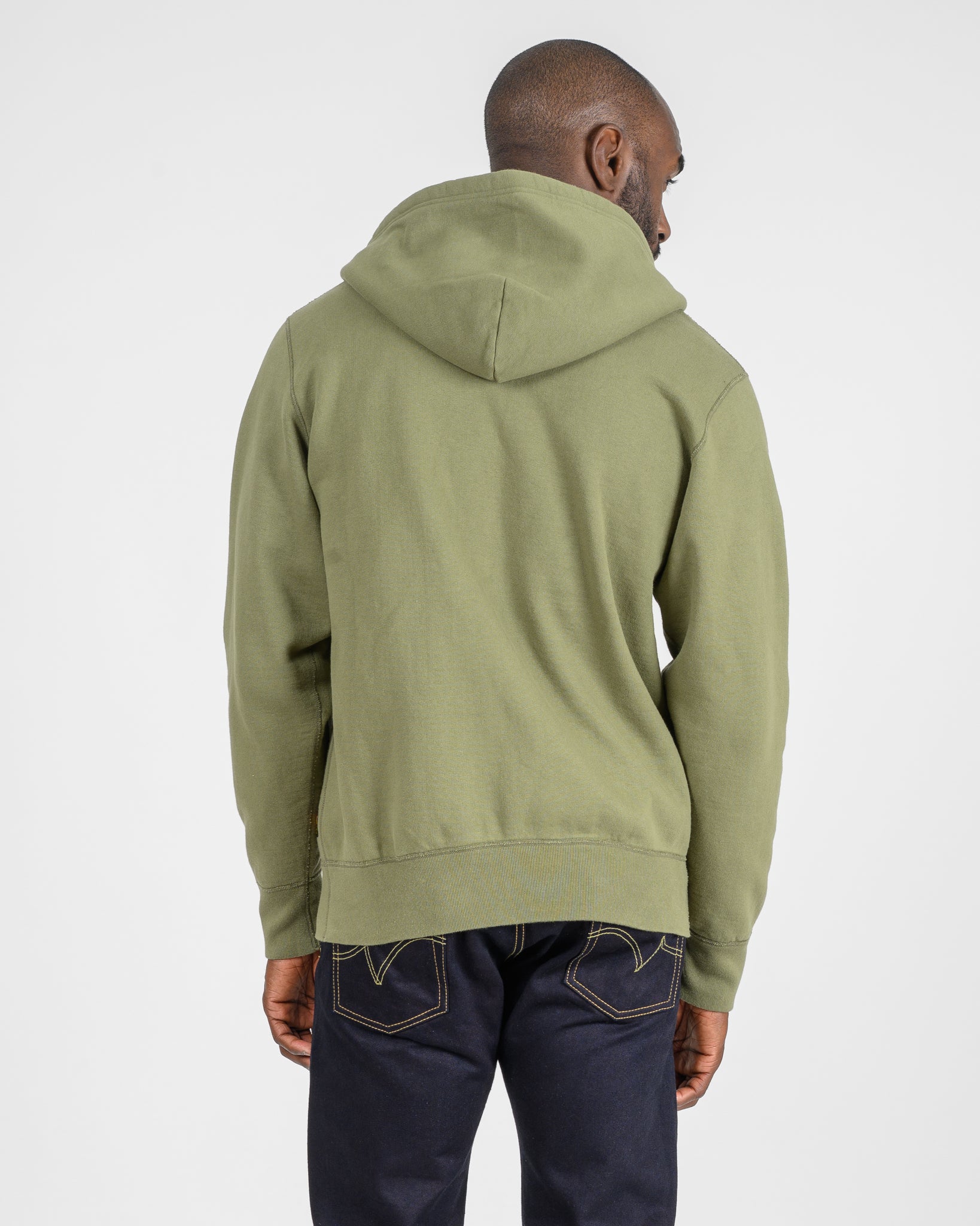 14oz Ultra Heavyweight Loopwheel Cotton Zip Up Hoodie