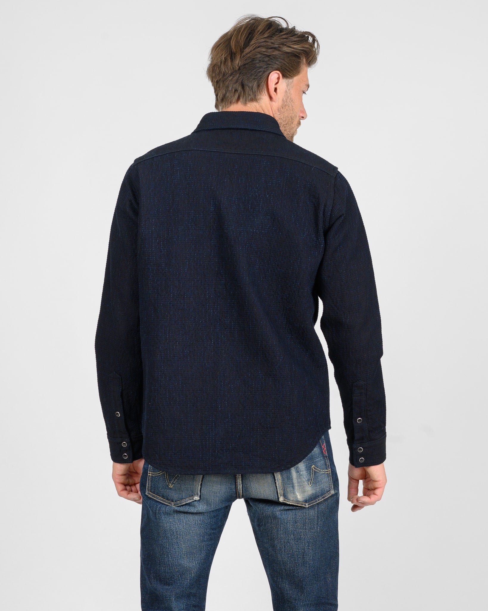 13.5oz Dobby Cloth CPO Shirt - Indigo