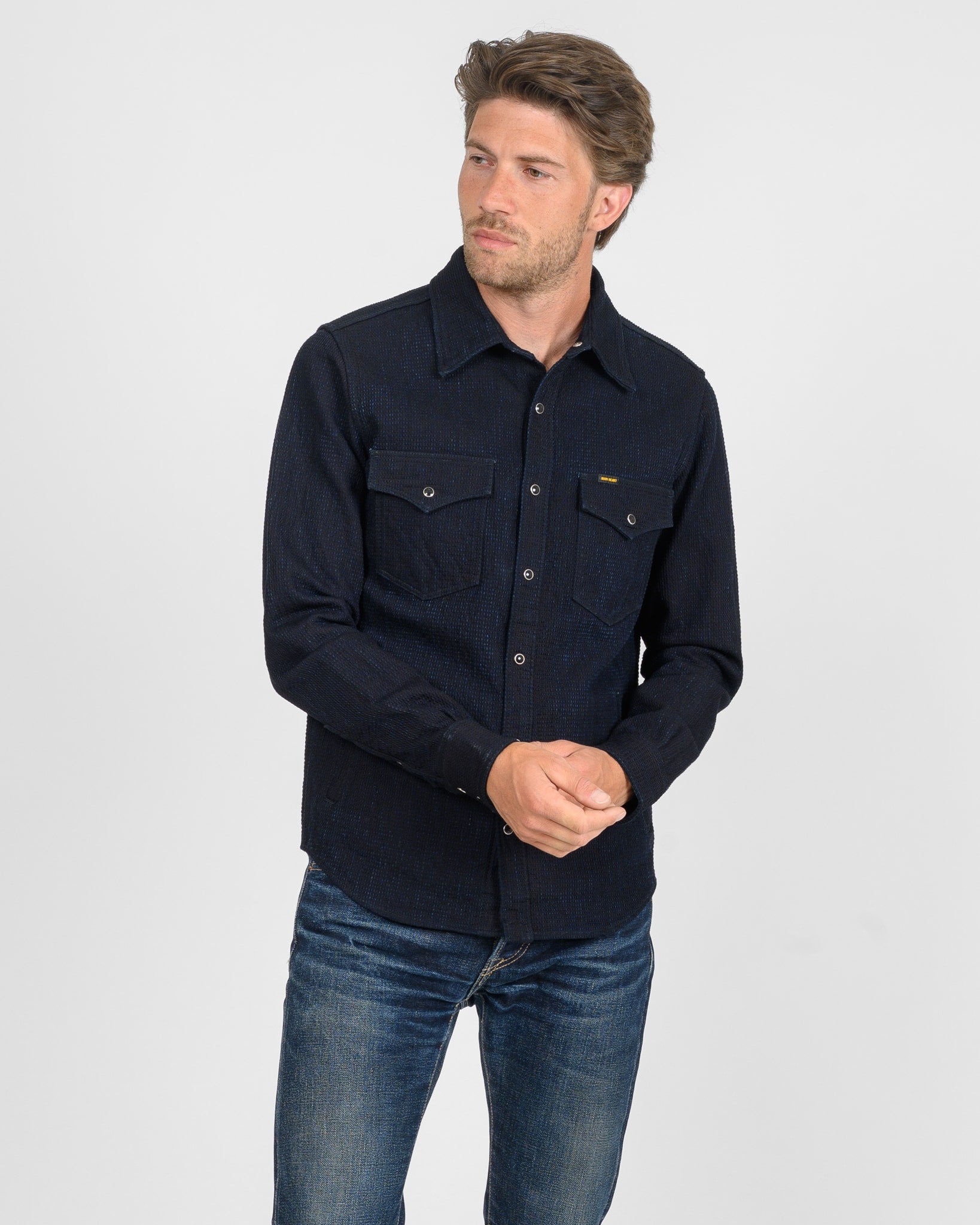 13.5oz Dobby Cloth CPO Shirt - Indigo