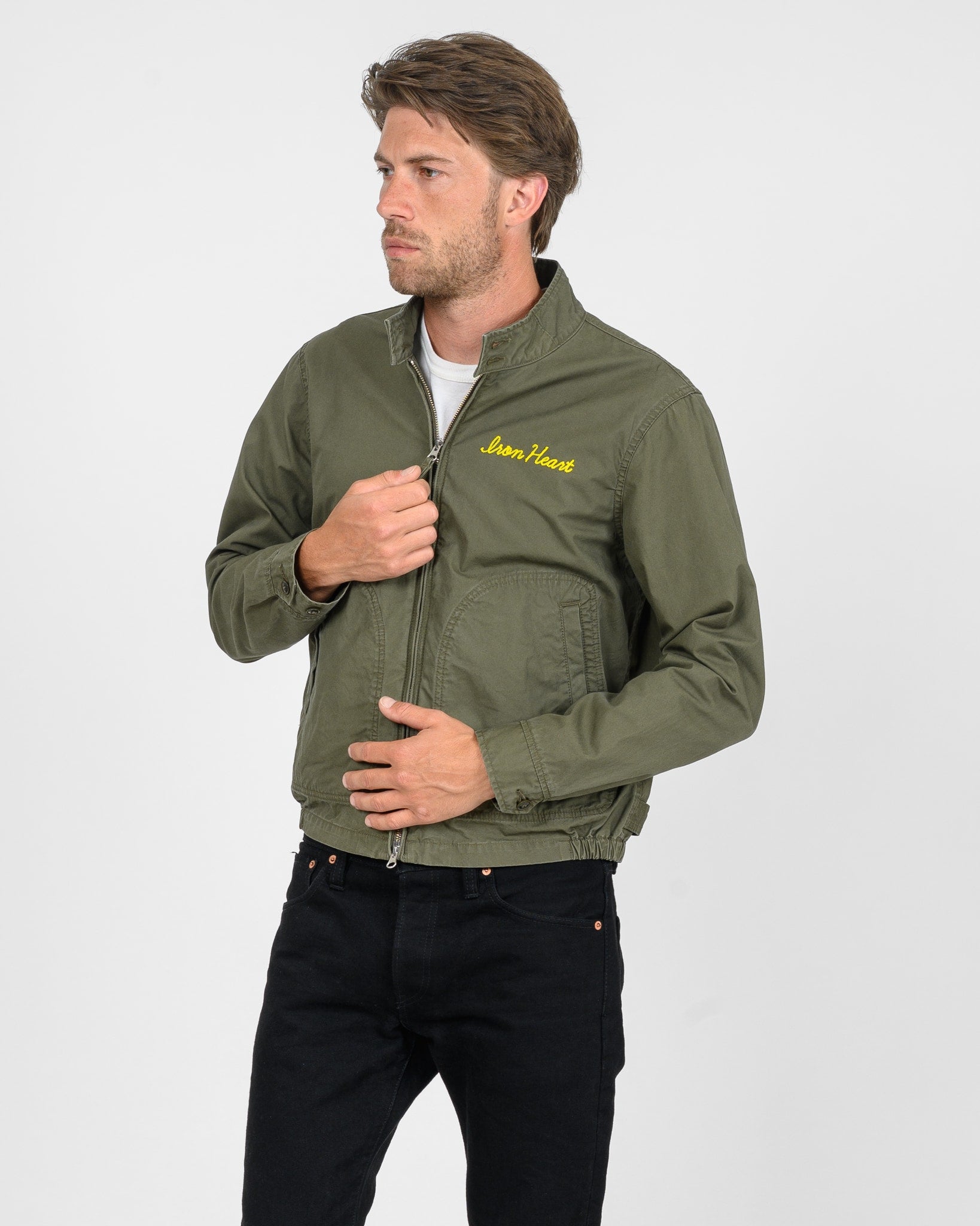 6.2oz Serge Drizzler Jacket - Olive Drab Green