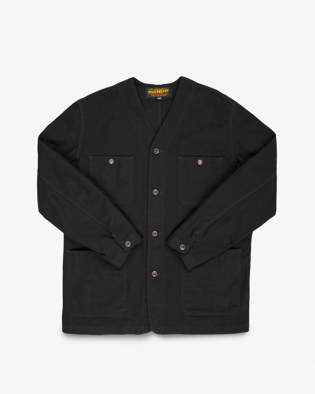 Duck Collarless Chore Jacket