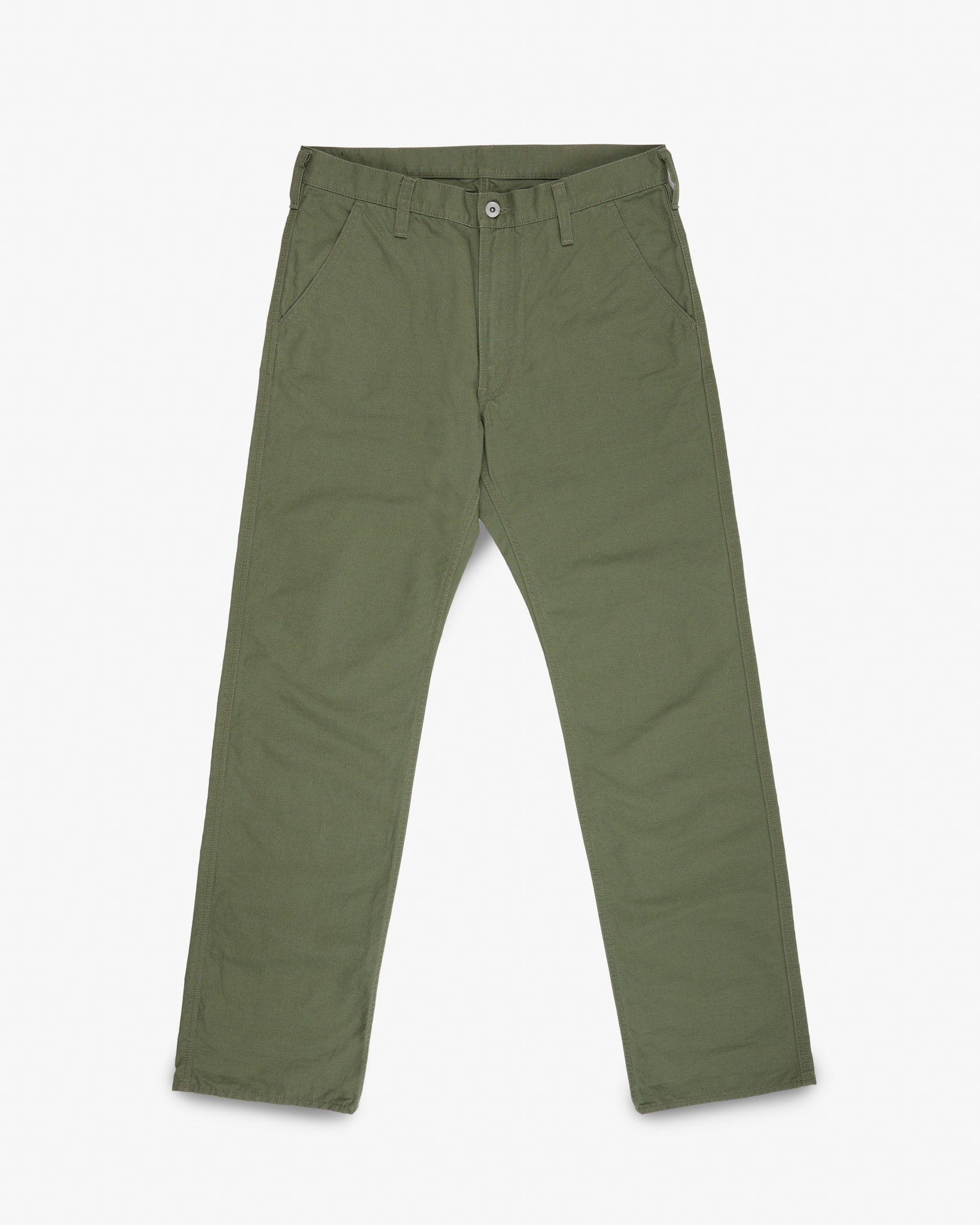 8oz Ripstop Wide Work Pants - Army Green