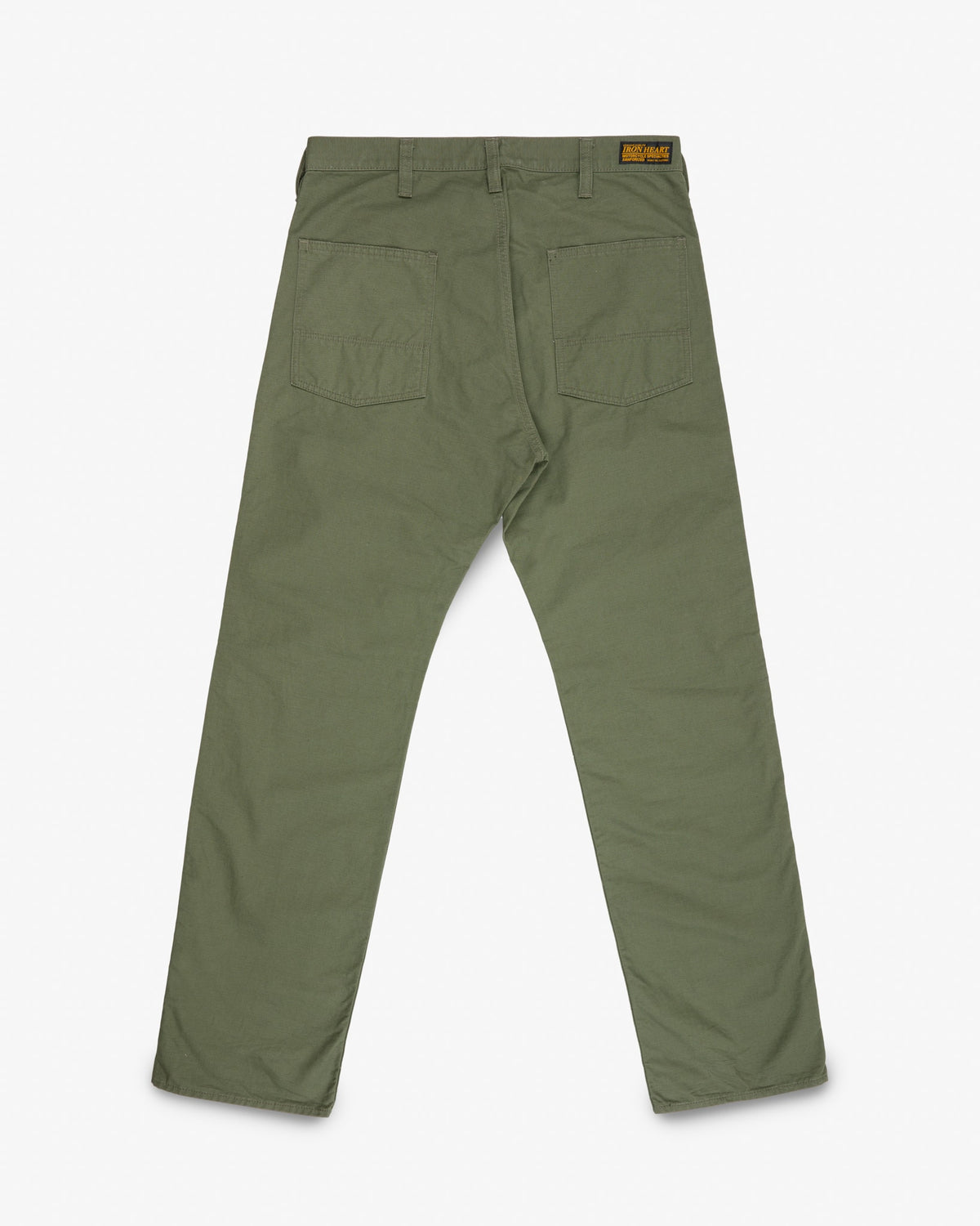 8oz Ripstop Wide Work Pants - Army Green (IH-746-GRN) Size 34, Hemmed 32.5"