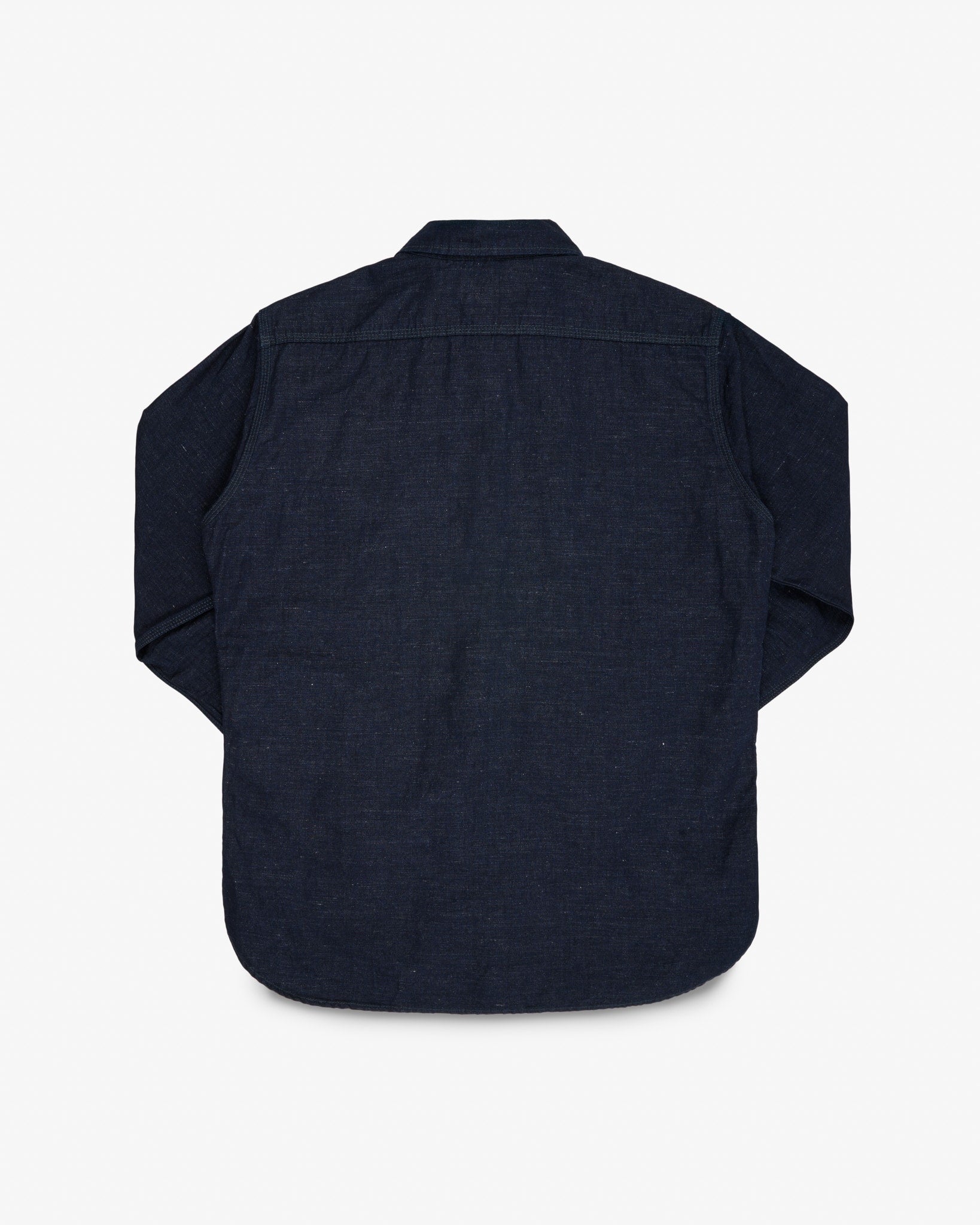 7oz Cotton Linen Chambray Work Shirt - Indigo – Iron Heart