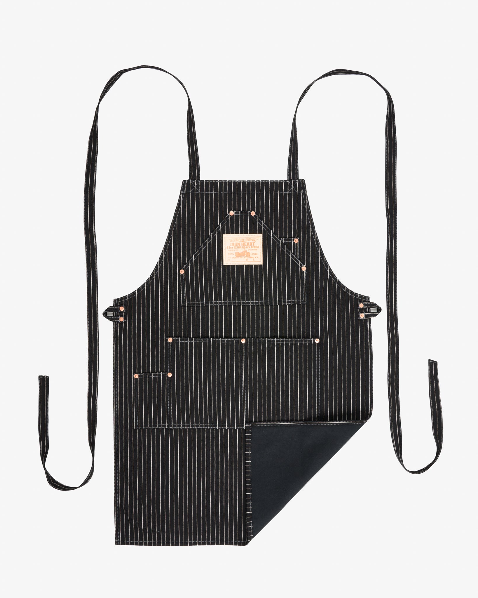 Iron Heart 12oz Indigo Wabash Work Apron