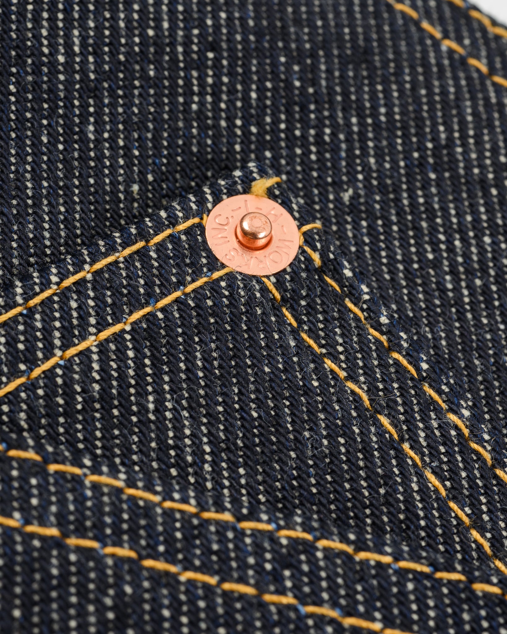 Iron Heart 21oz Indigo Selvedge Denim Work Apron