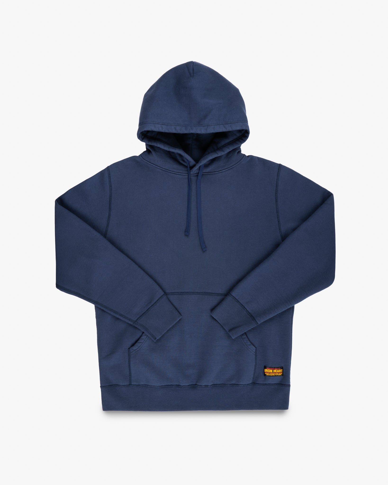 14oz Ultra Heavyweight Loopwheel Cotton Hoodie - Navy