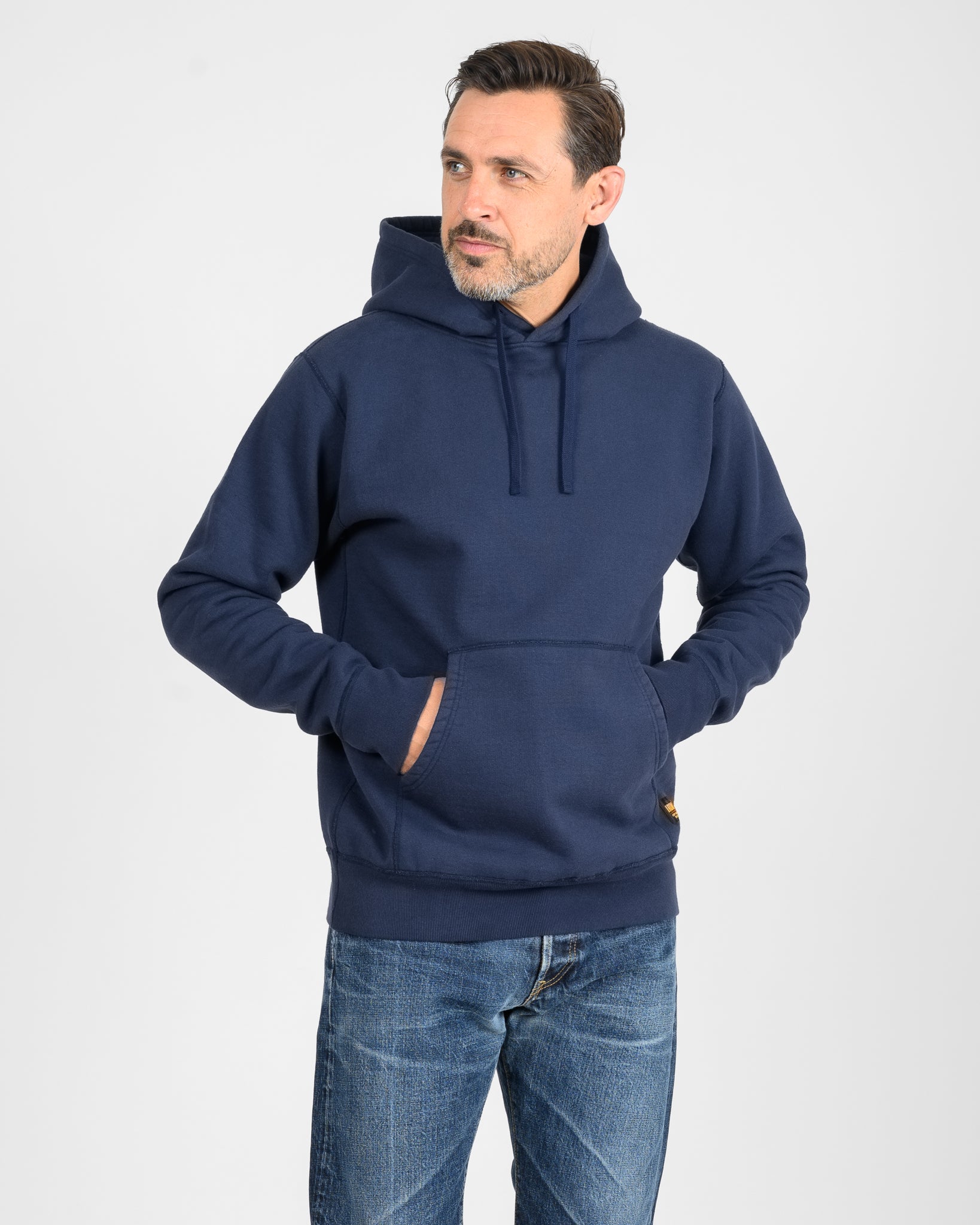 Iron Mountain Mens Soft Fleece Hooded Pullover Reclaimed Yarn Eco-friendly Top, Navy, 4XL Iron Mountain Mens Soft Fleece Hooded Pullover Reclaimed Yarn Eco-friendly Top, Navy, 4XL