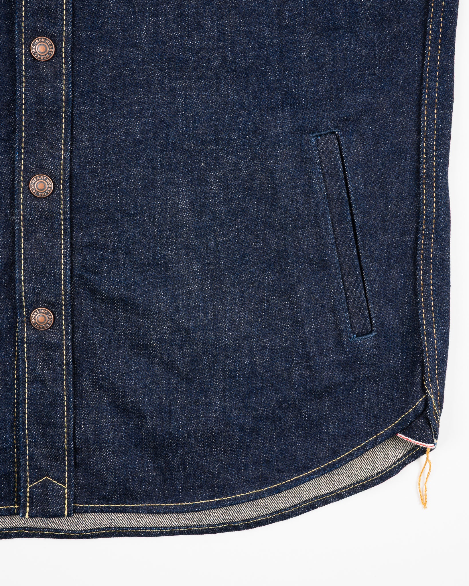 トップス TENDERLOIN INDIAN CPO Iron Heart CPO Shirt w/ Hand Pockets - IHSH-292-IND - 18oz