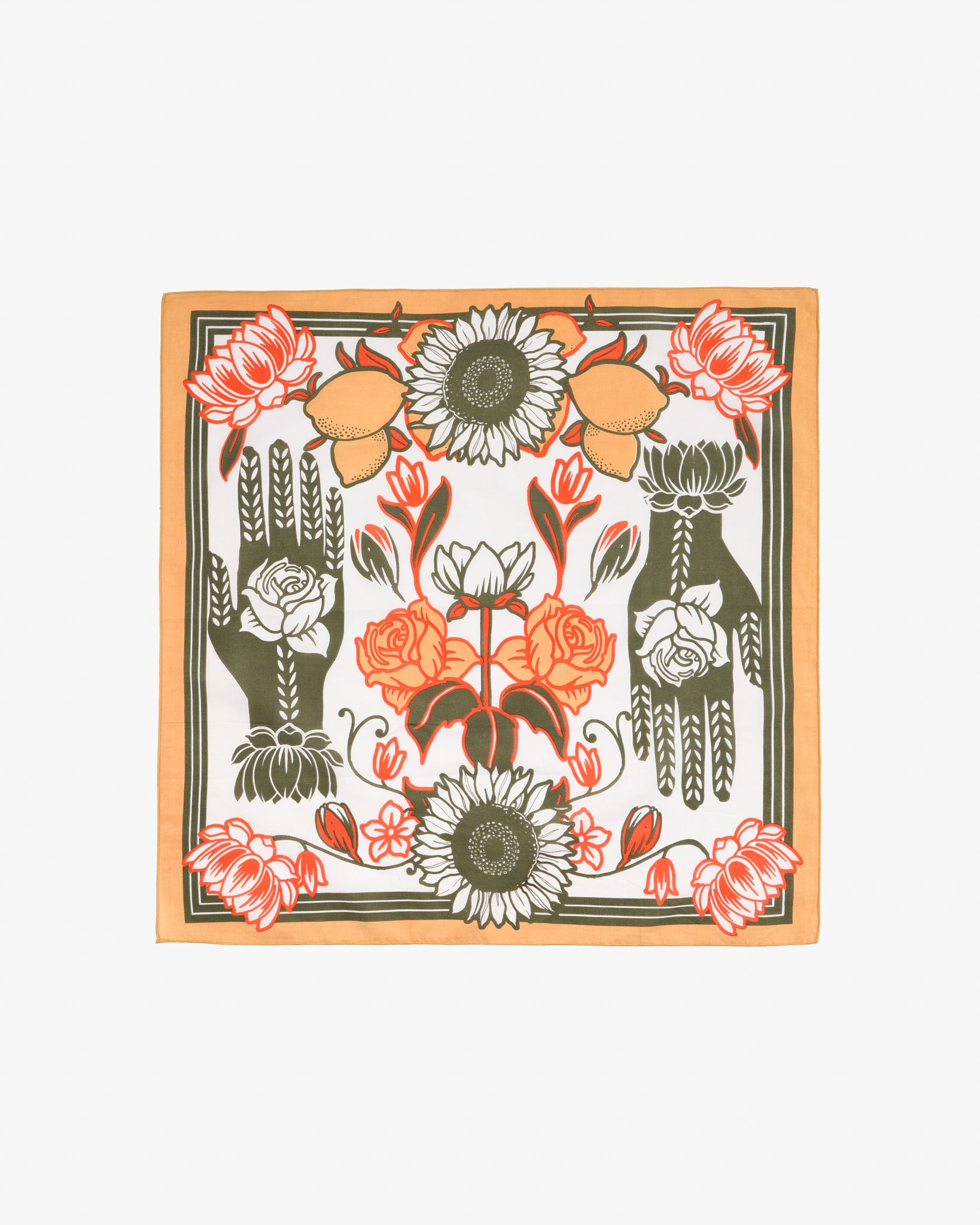 Felix Green Organic Cotton "Desperado" Bandana - Peach