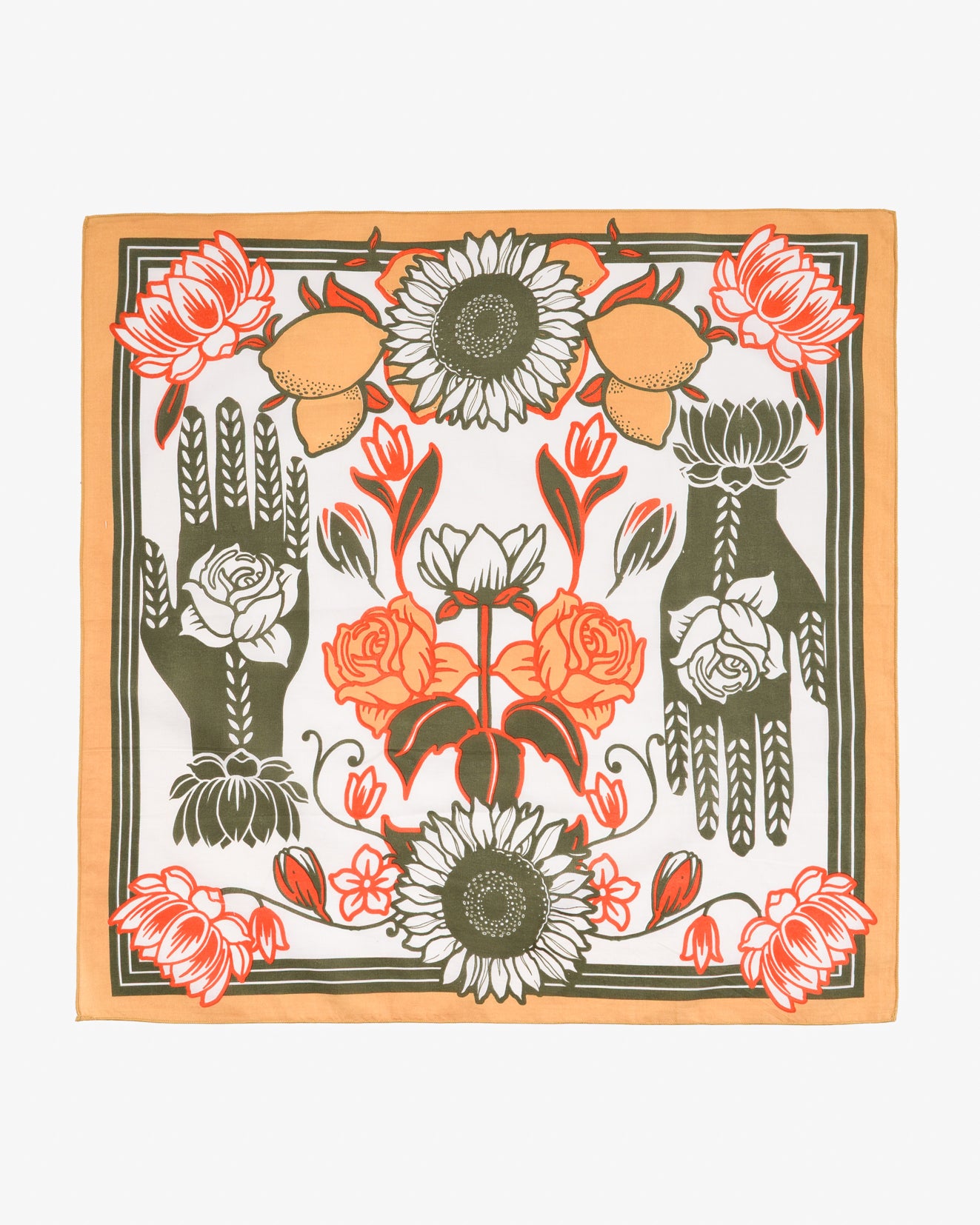 Felix Green Organic Cotton "Desperado" Bandana - Peach