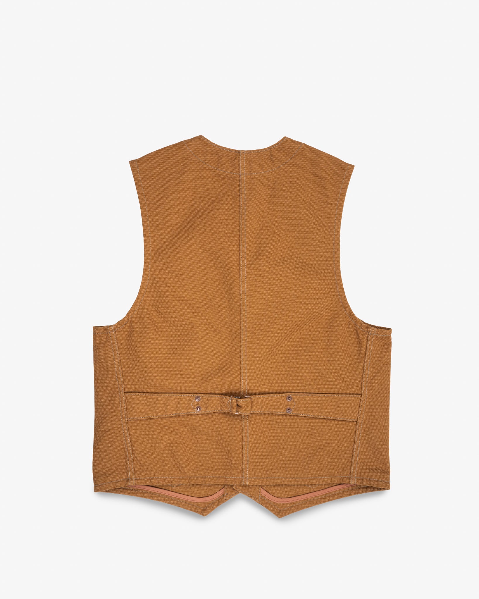 17oz Cotton Duck Work Vest - Brown – Iron Heart