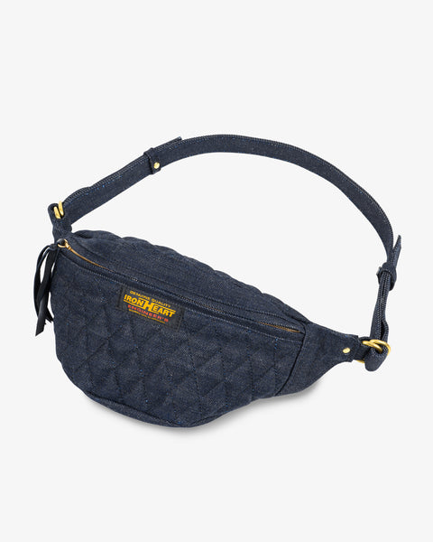25oz Selvedge Denim Waist Bag - Indigo – Iron Heart