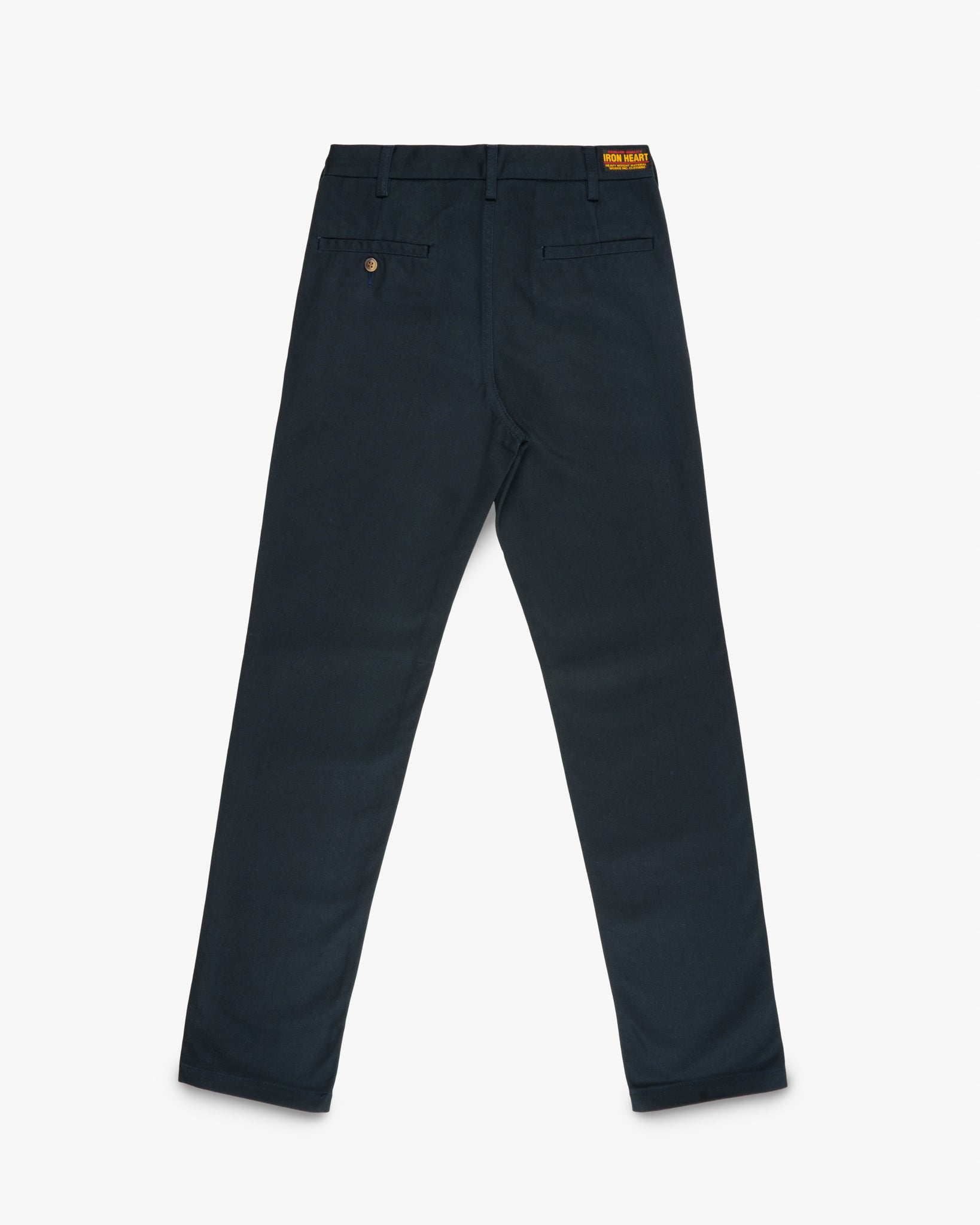Iron Heart 12oz Heavy Cotton Regular Fit Chinos - Navy