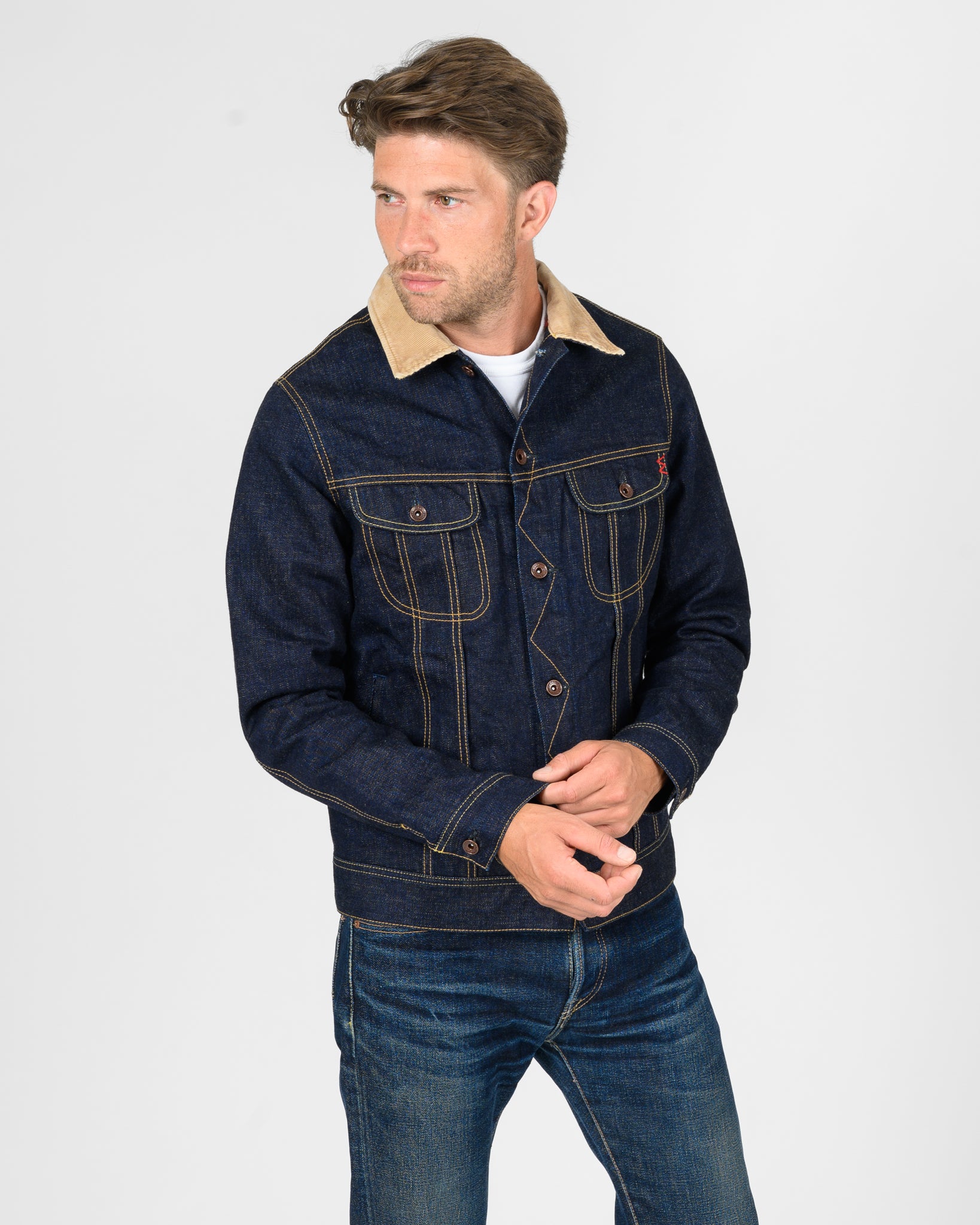 18oz Selvedge Denim Storm Rider Jacket - Indigo