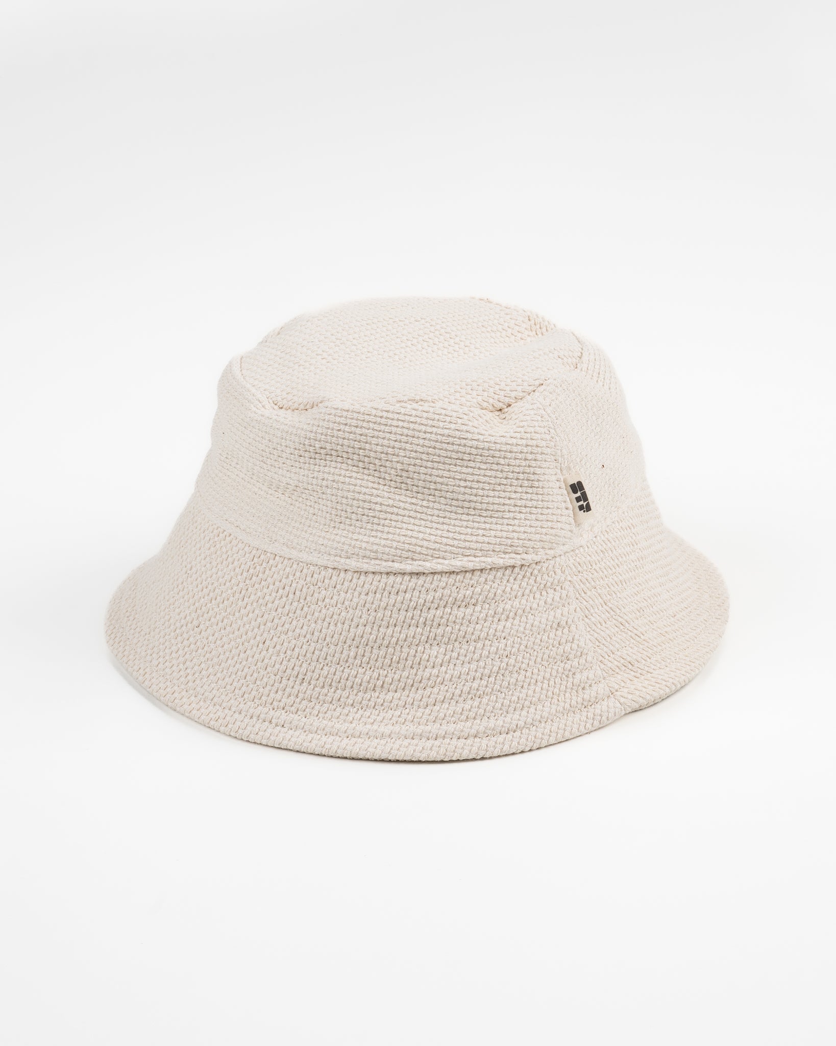 STF Japanese Sashiko Bucket Hat - Ecru